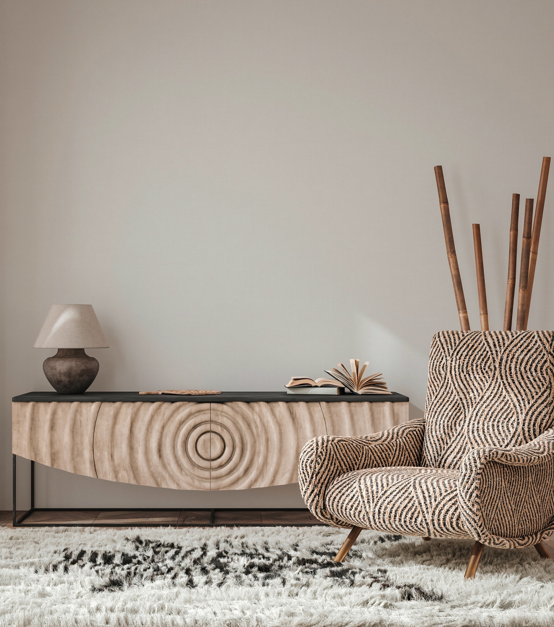 A.S. Création Vliestapete »Landhaustapete mit Kleinmuster« gemustert | matt | neutral leicht strukturiert Kleine Rauten Karriert Tapeten Wohnzimmer Schlafzimmer Küche Hellgrau