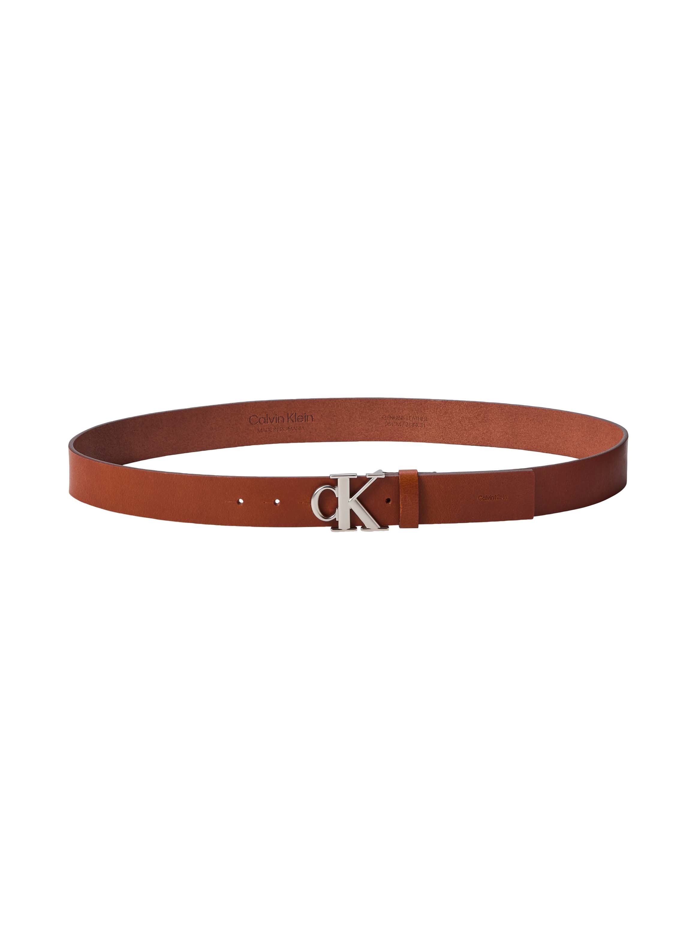 Calvin Klein Ledergürtel "CK BUCKLE SMOOTH 35MM" Größenverstellbar mit Meta günstig online kaufen