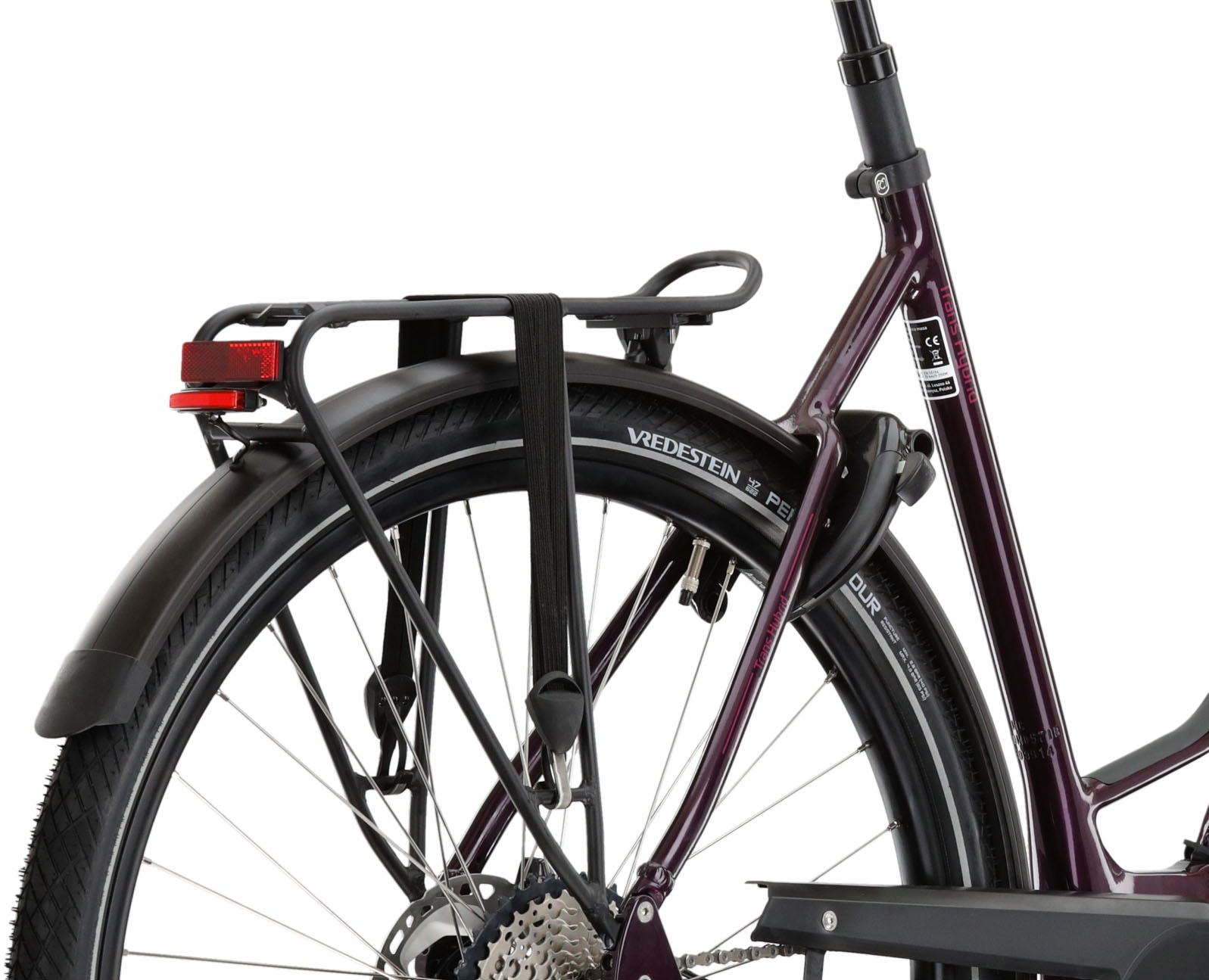 Kross E-Bike »E-Trekkingrad Trans Hybrid Prestige 630 28 Zoll lila«, 11 Gang, Shimano, DEORE XT DI2 M8050, Mittelmotor 250 W