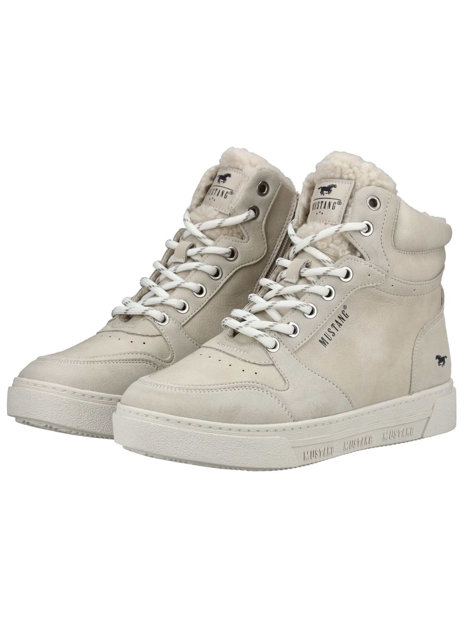 Mustang Shoes Schnürstiefelette »Mustang Shoes Stiefelette Lederimitat«