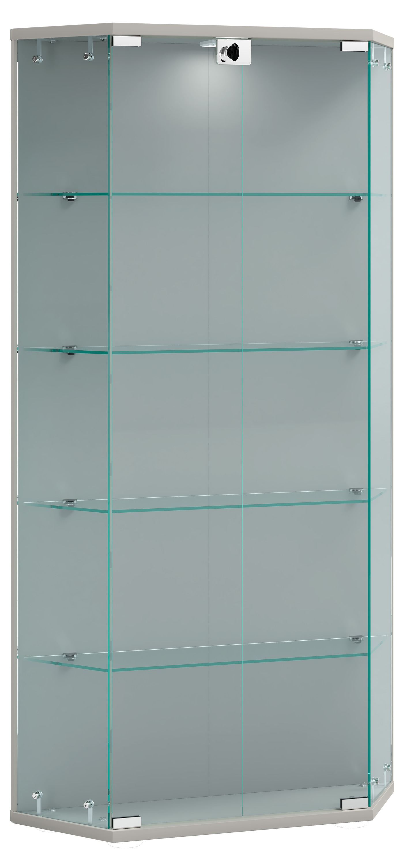 VCM Wandregal »Wandvitrine Hängevitrine Glasvitrine Benila L«