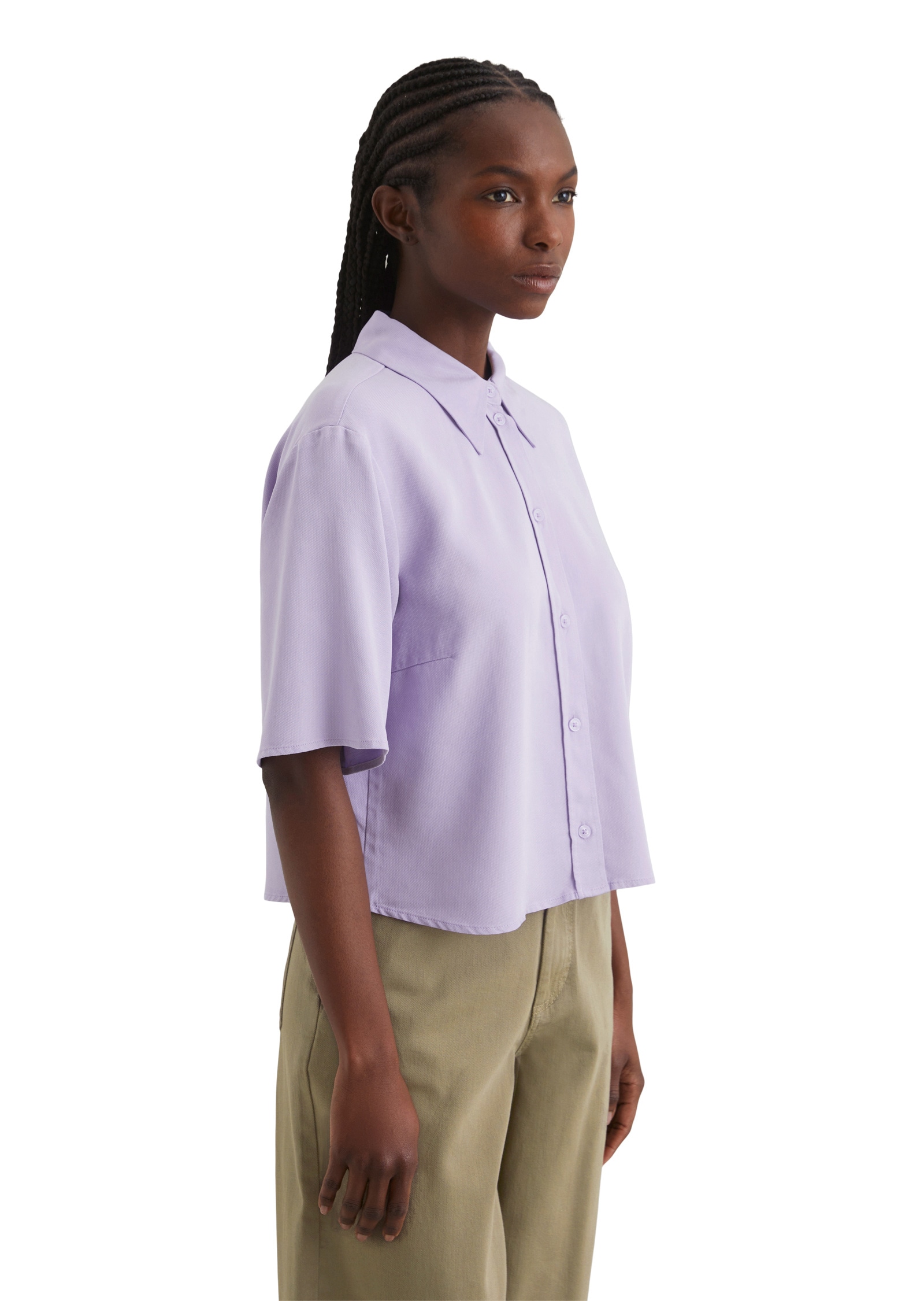 Marc O'Polo DENIM Kurzarmbluse »aus TENCEL™ Lyocell«