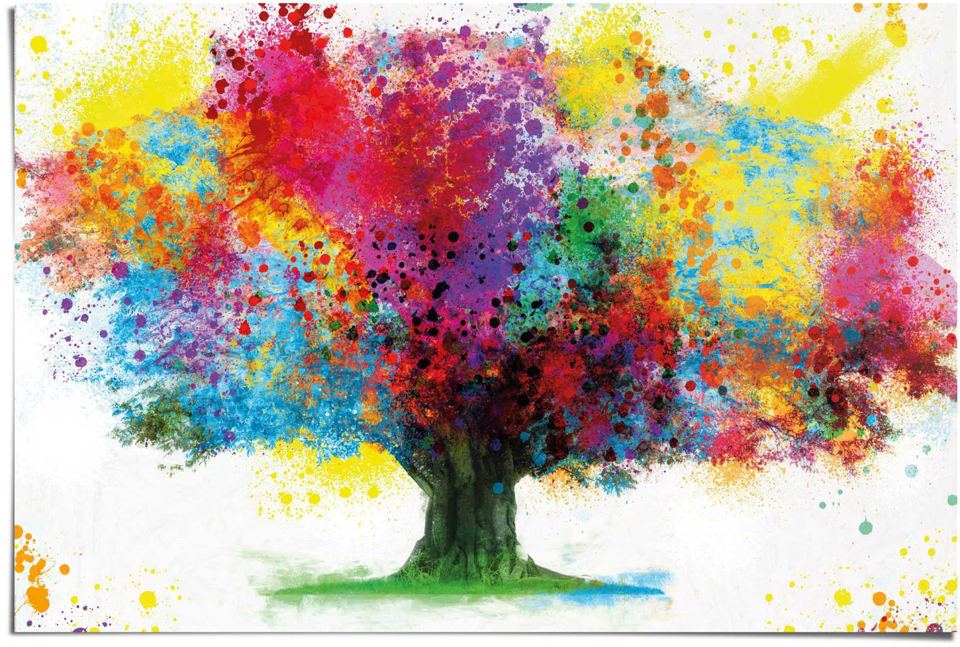 Reinders! Poster »Farbkleckse Baum« (1 St.)