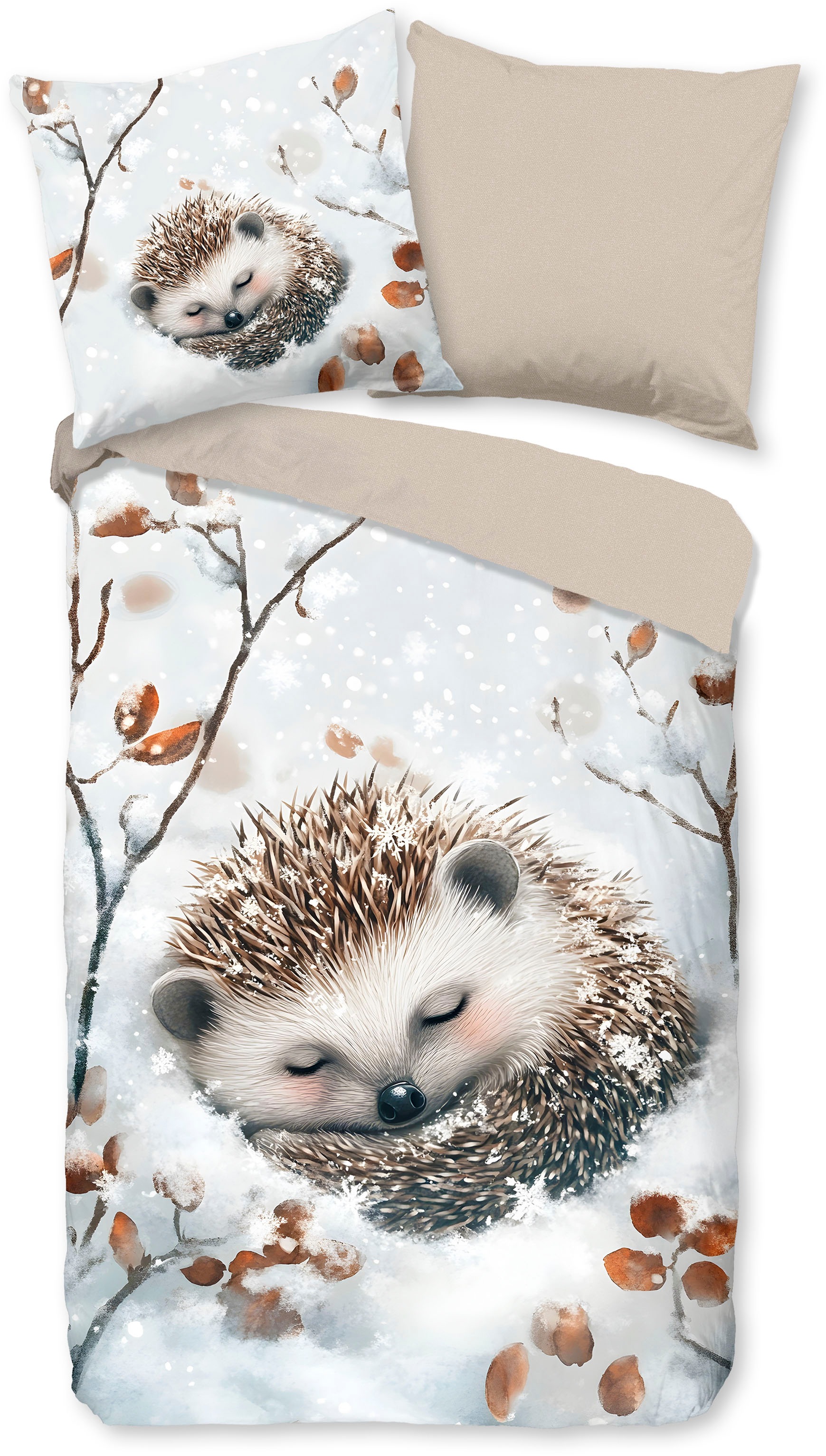 good morning Kinderbettwäsche "Jussi" 2 Stk. tlg. Flanell Biber, 135x200, W günstig online kaufen