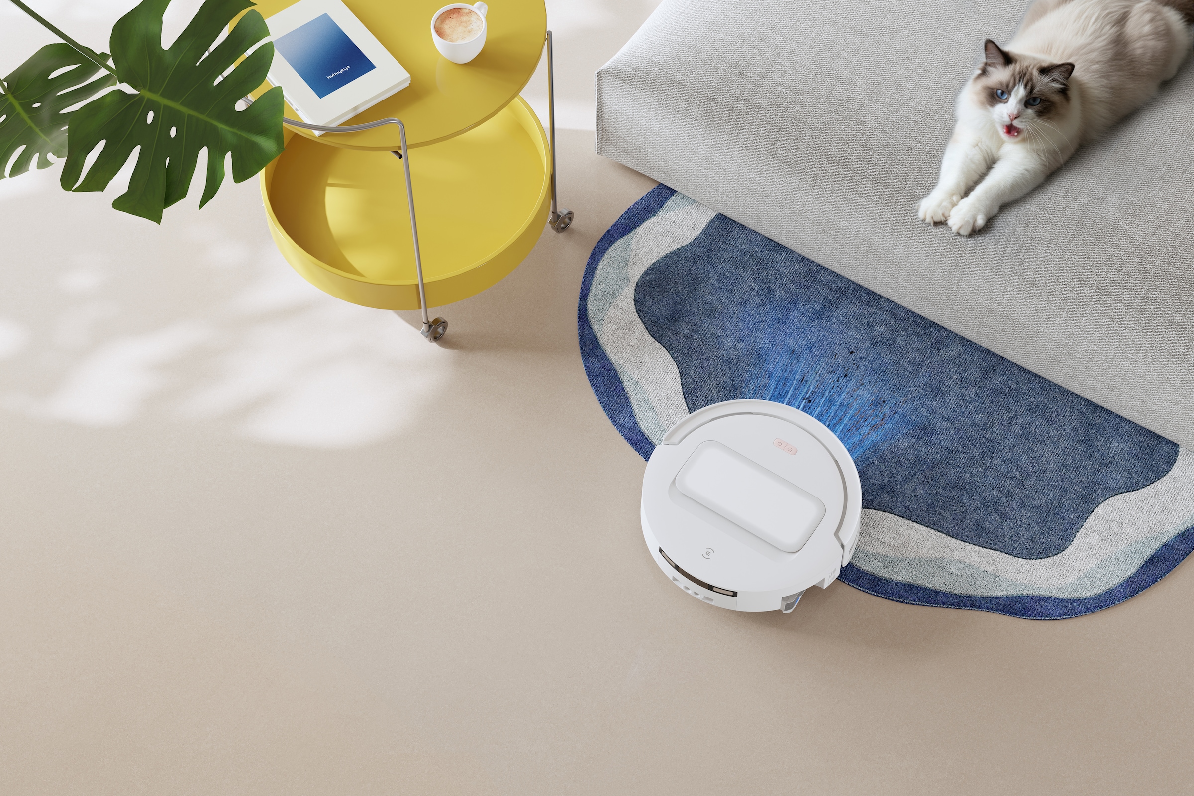 ECOVACS Nass-Trocken-Saugroboter »DEEBOT T90 MAX PRO« 40.000 Pa + 16,45L/s Luftstrom, Wischwalze, All-in-One Station
