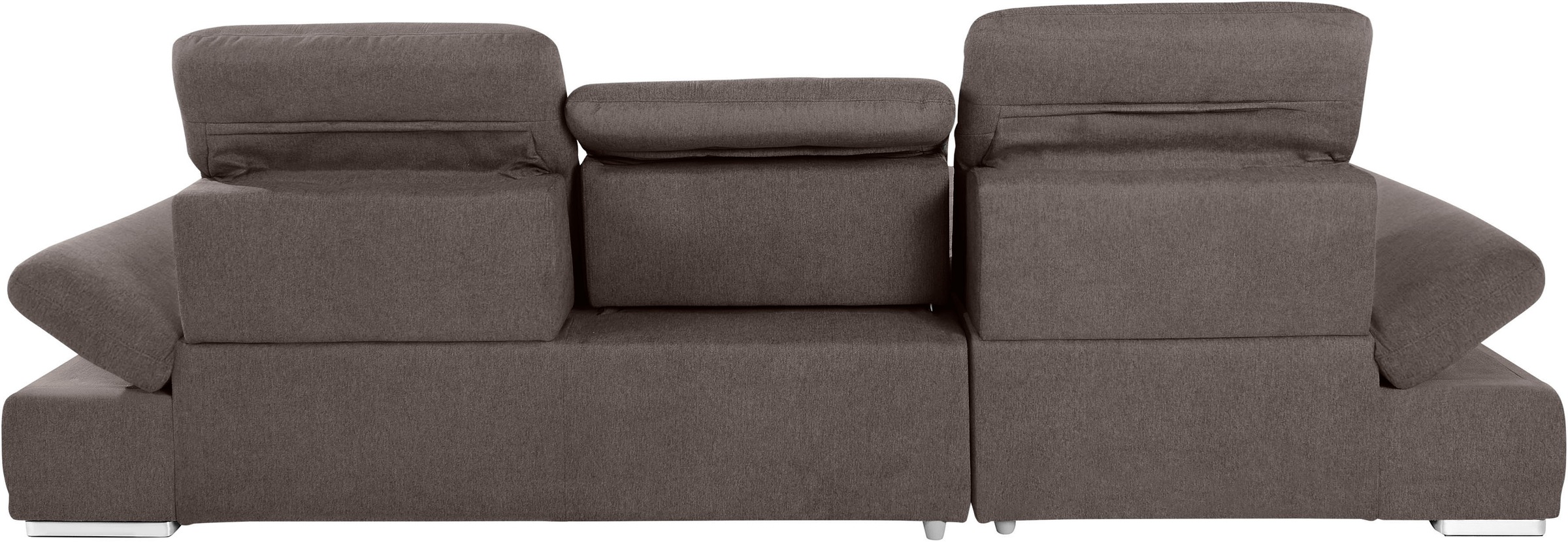 COTTA Ecksofa »Holiday L-Form mit Sitztiefen-, Armteil- und Kopfteilverstellung«, wahlweise mit Bettfunktion & Bettkasten