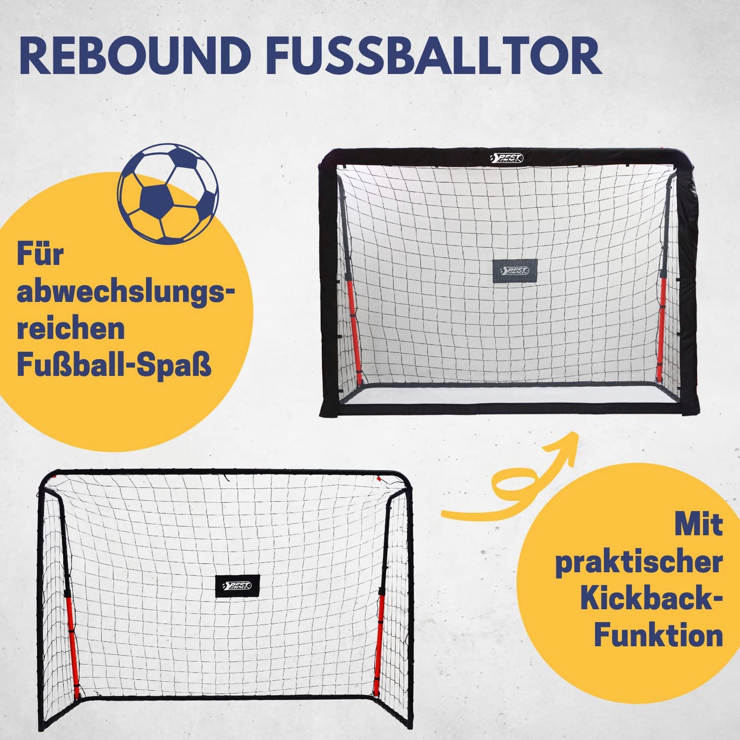 Best Sporting Fußballtor »Fußballtor Rebound 2 in 1«