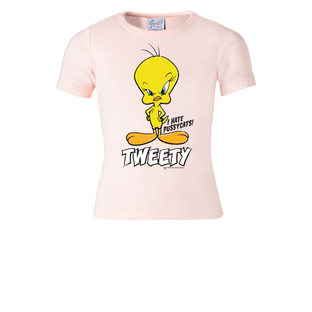 LOGOSHIRT T-Shirt »Looney Tunes - Tweety«, mit niedlichem Print ▷ für | BAUR