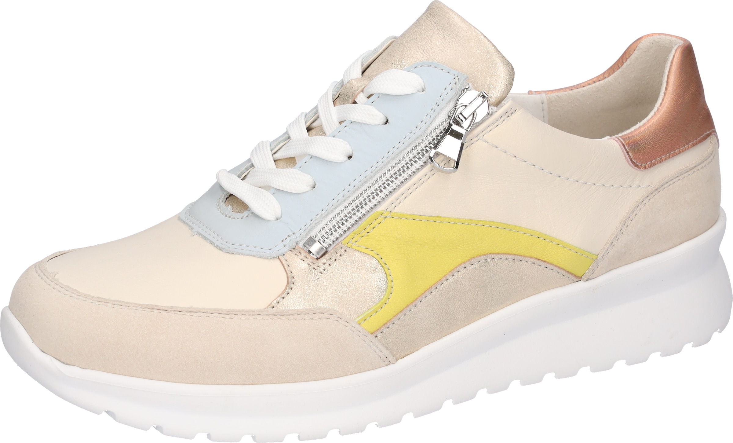 Waldläufer Sneaker "K-SUNNY" Bequemschuh, Halbschuh mit seitlichem Reißvers günstig online kaufen