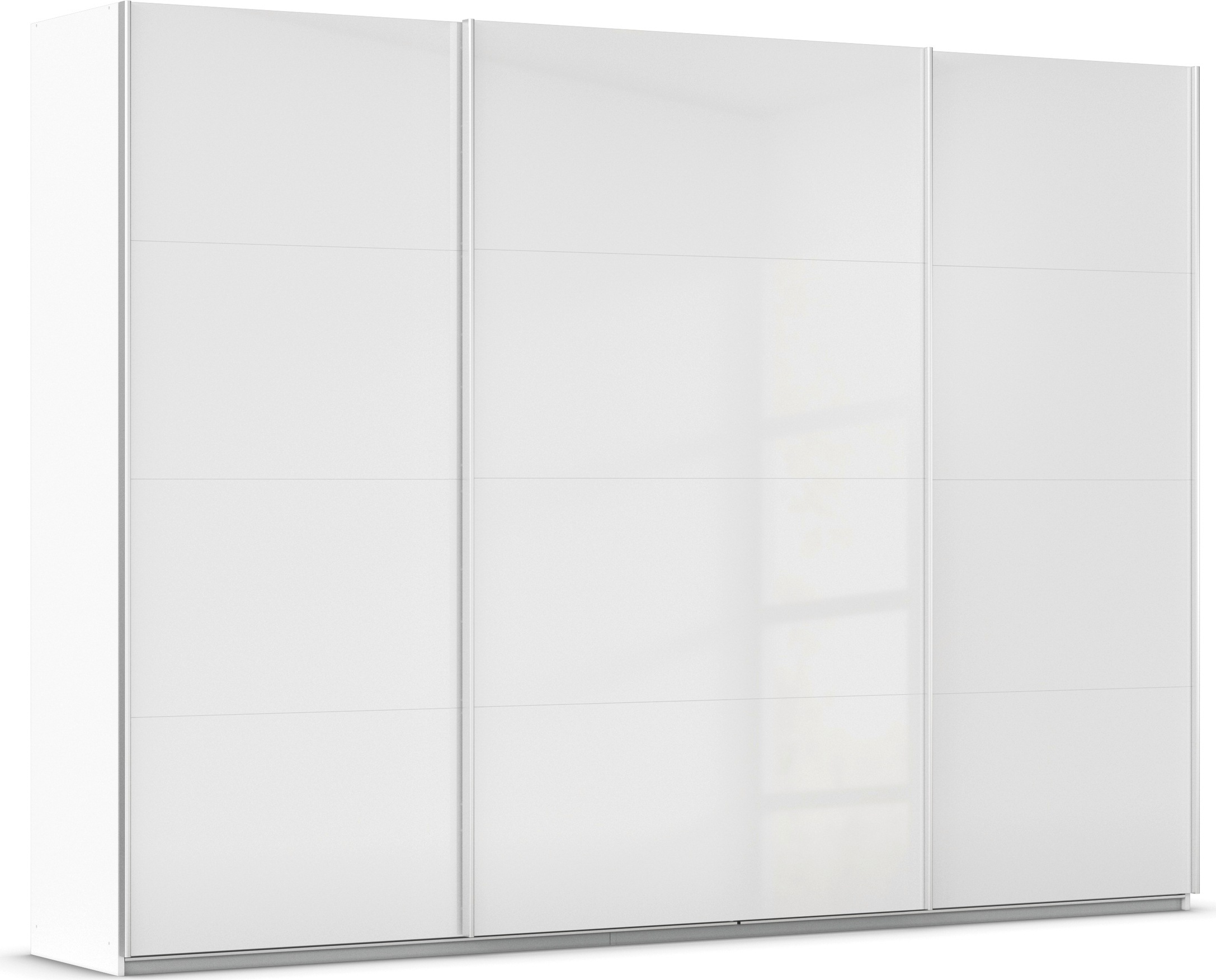 OTTO home Schwebetürenschrank "Kleiderschrank Schrank Garderobe AGORDO mit Dekor- oder Hochglanzfront" Breiten 203/271/315/360 cm in drei Griff-Farben - NEU: Farbe SCHWARZ, in 4 Breiten und 2 Höhen MADE IN GERMANY
