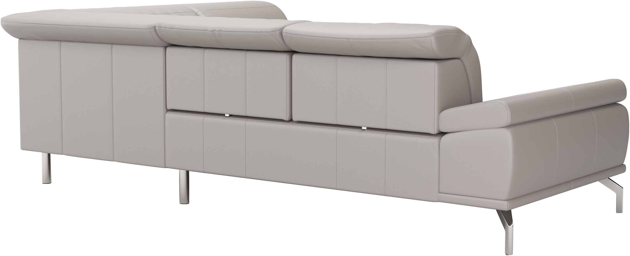 Places of Style Ecksofa »Caluna«, Inkl.Sitztiefenverstellung, wahlweise mit Kopf- und Armteilverstellung
