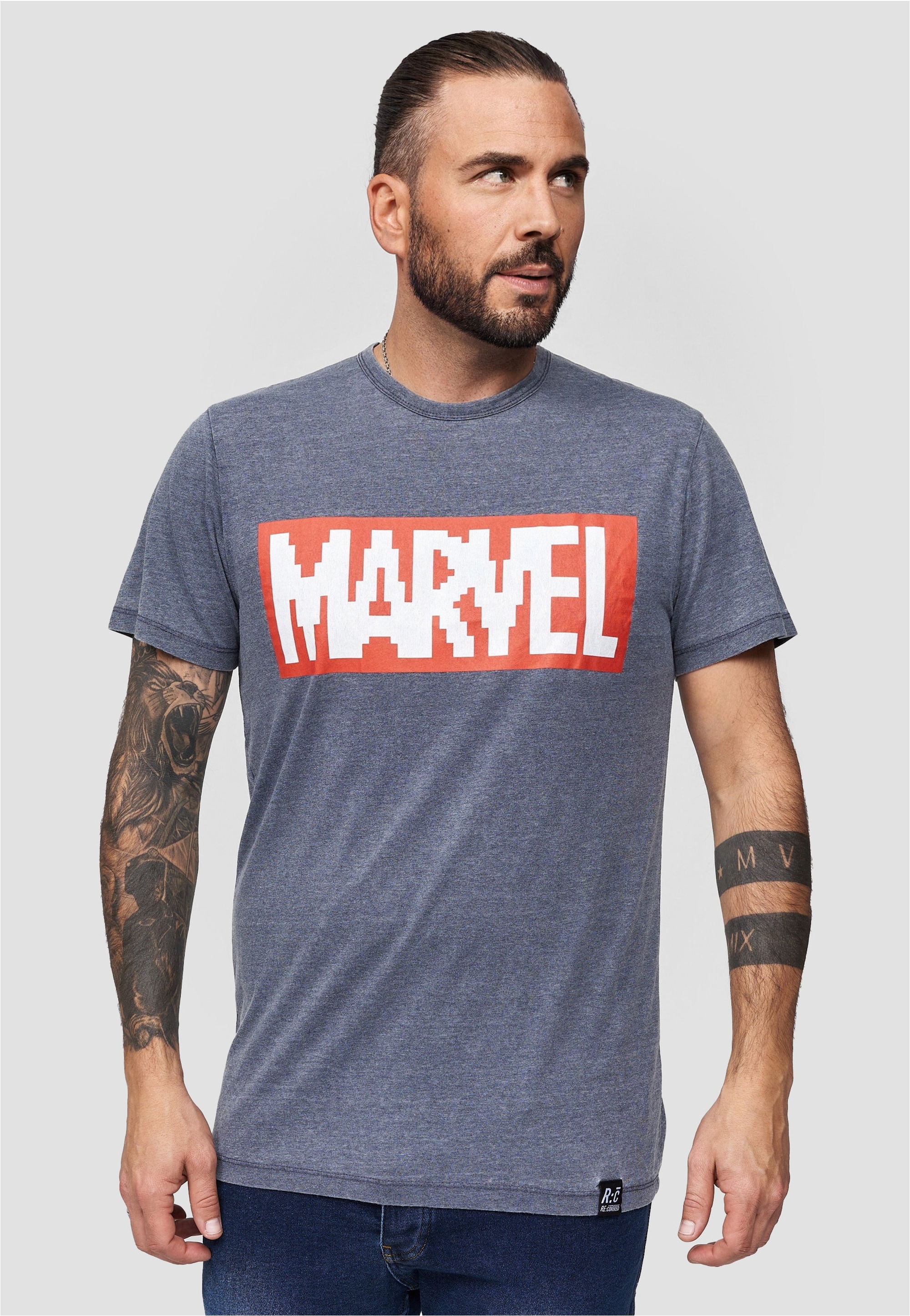 Recovered T-Shirt "Marvel Pixel Logo", im lockeren Schnitt günstig online kaufen