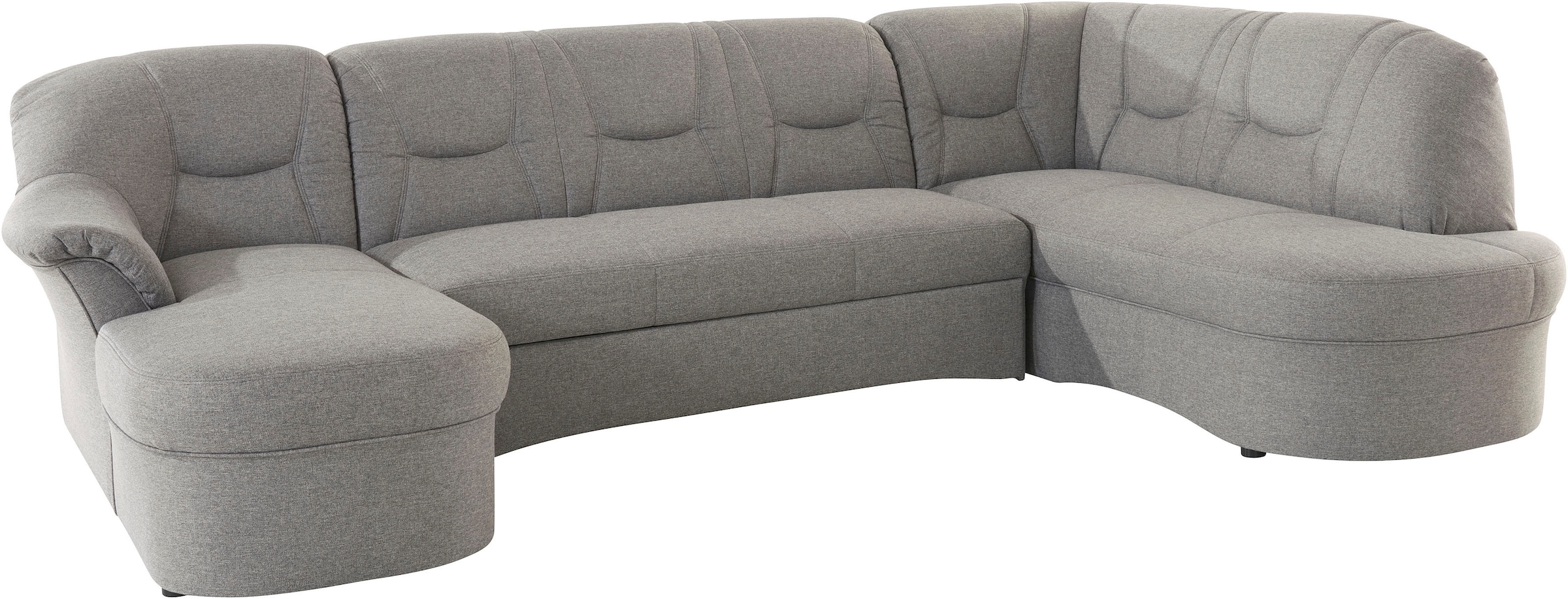 DOMO collection Wohnlandschaft »SARAFINA 295x83x180 cm, auch mit Federkern für mehr Sitzkomfort!« whlw. mit Bettfunktion, elegantes Design, U-Form