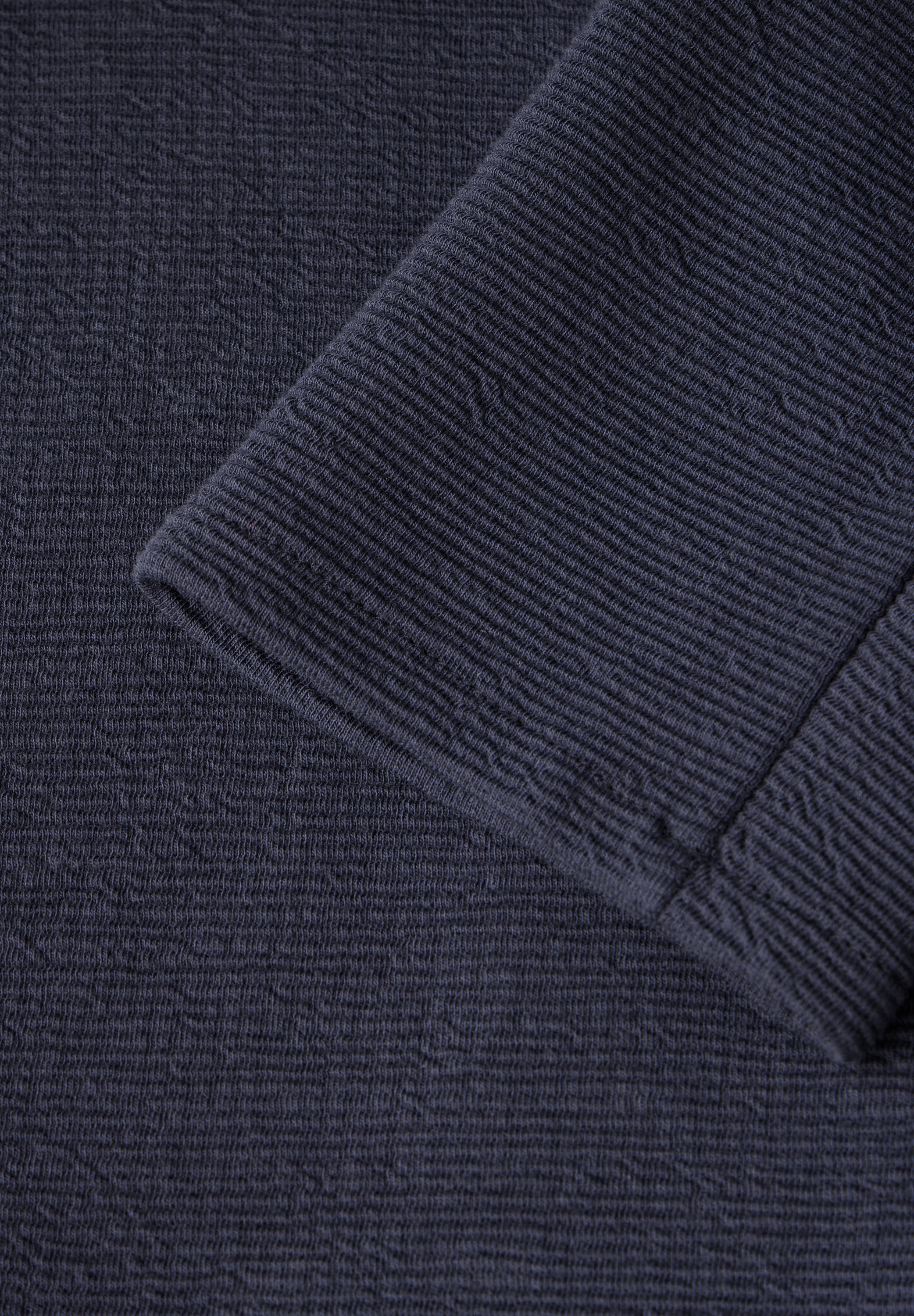 STREET ONE MEN Sweatjacke, mit Reverskragen