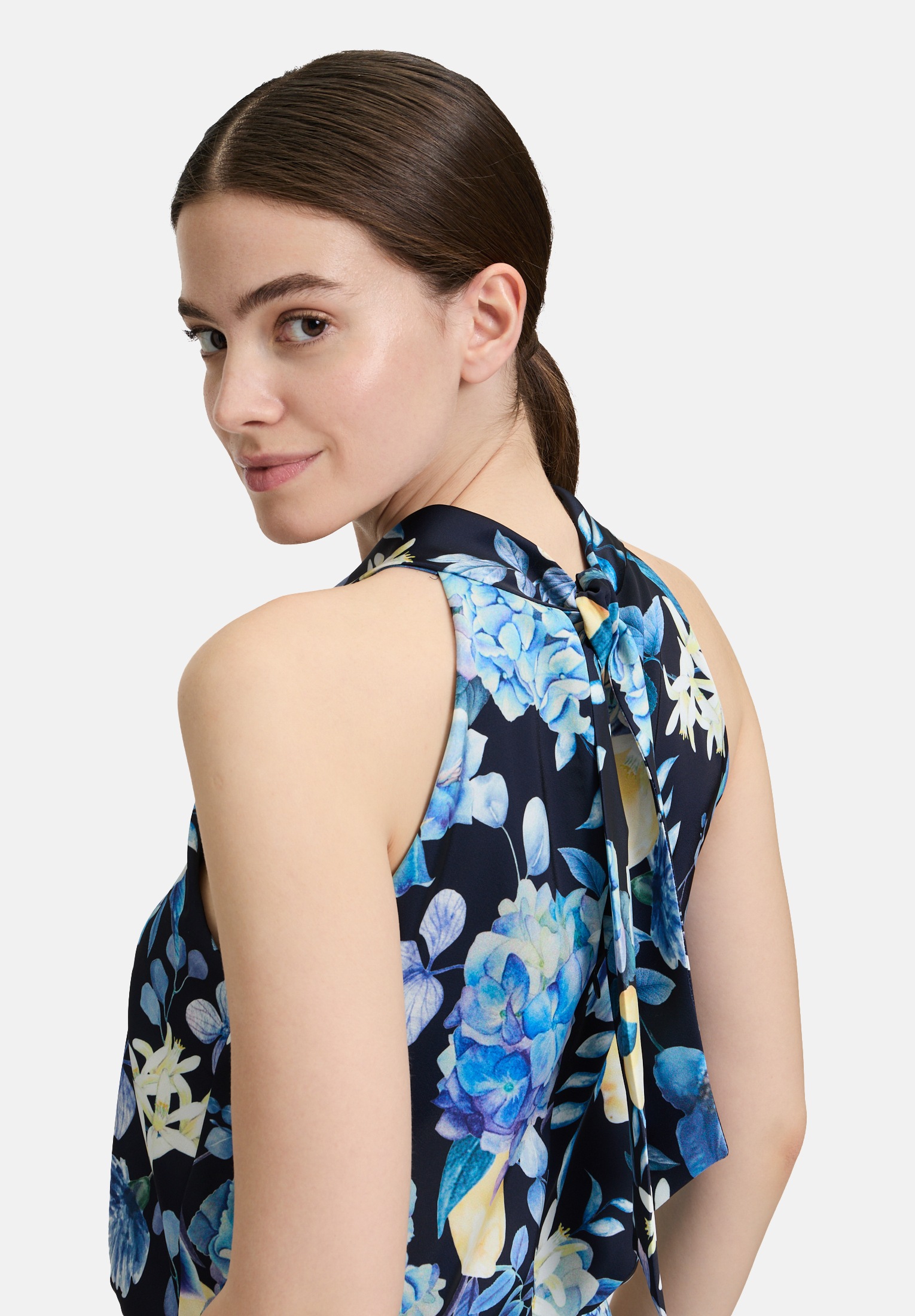 Vera Mont Cocktailkleid »Damen mit Stehkragen« Nahttasche Druck