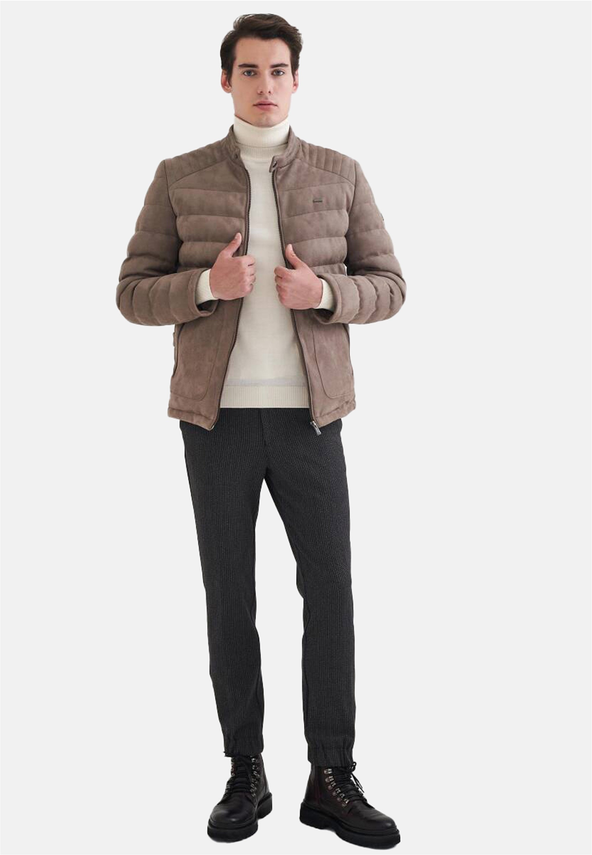 Pierre Cardin Outdoorjacke »Classic« mit Stehkragen und Front-Reißverschluss