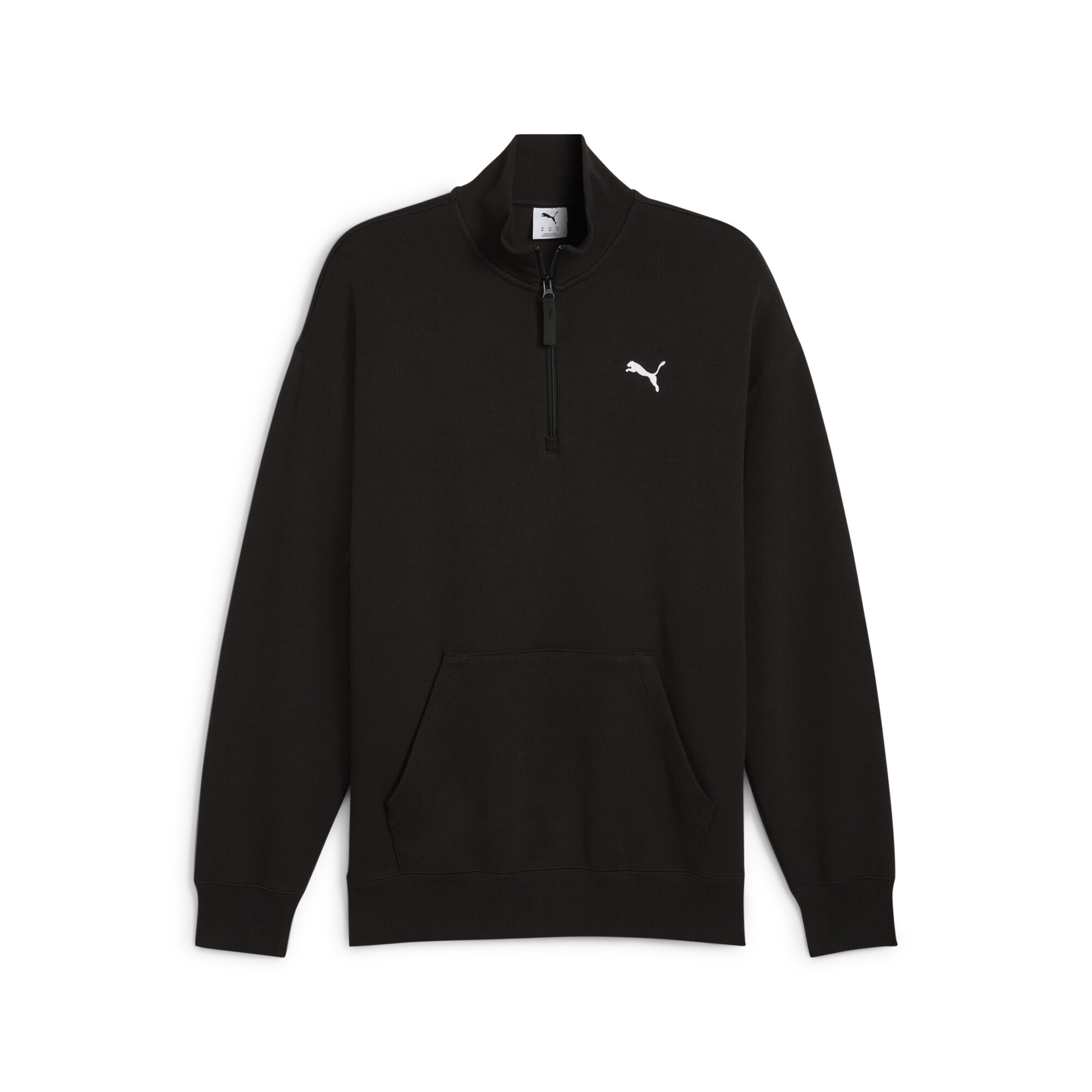 PUMA Sweatshirt "WARDROBE ESS Relaxed Rundhalsshirt mit halblangem Reißvers günstig online kaufen