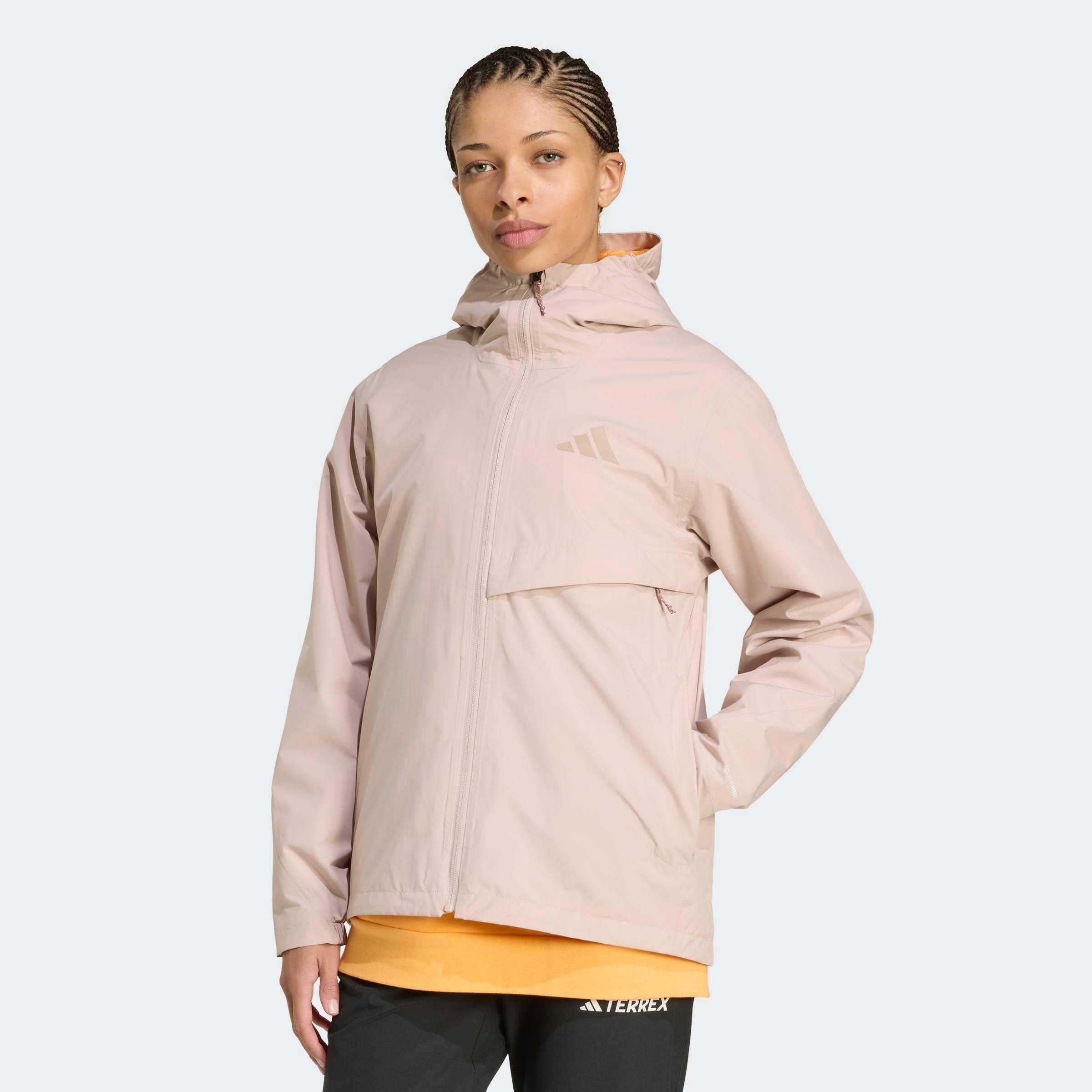 adidas TERREX Outdoorjacke "MULTI 2 LAYER CLIMAPROOF" für Erwachsene, mit sportlichem Stil, aus Polyester