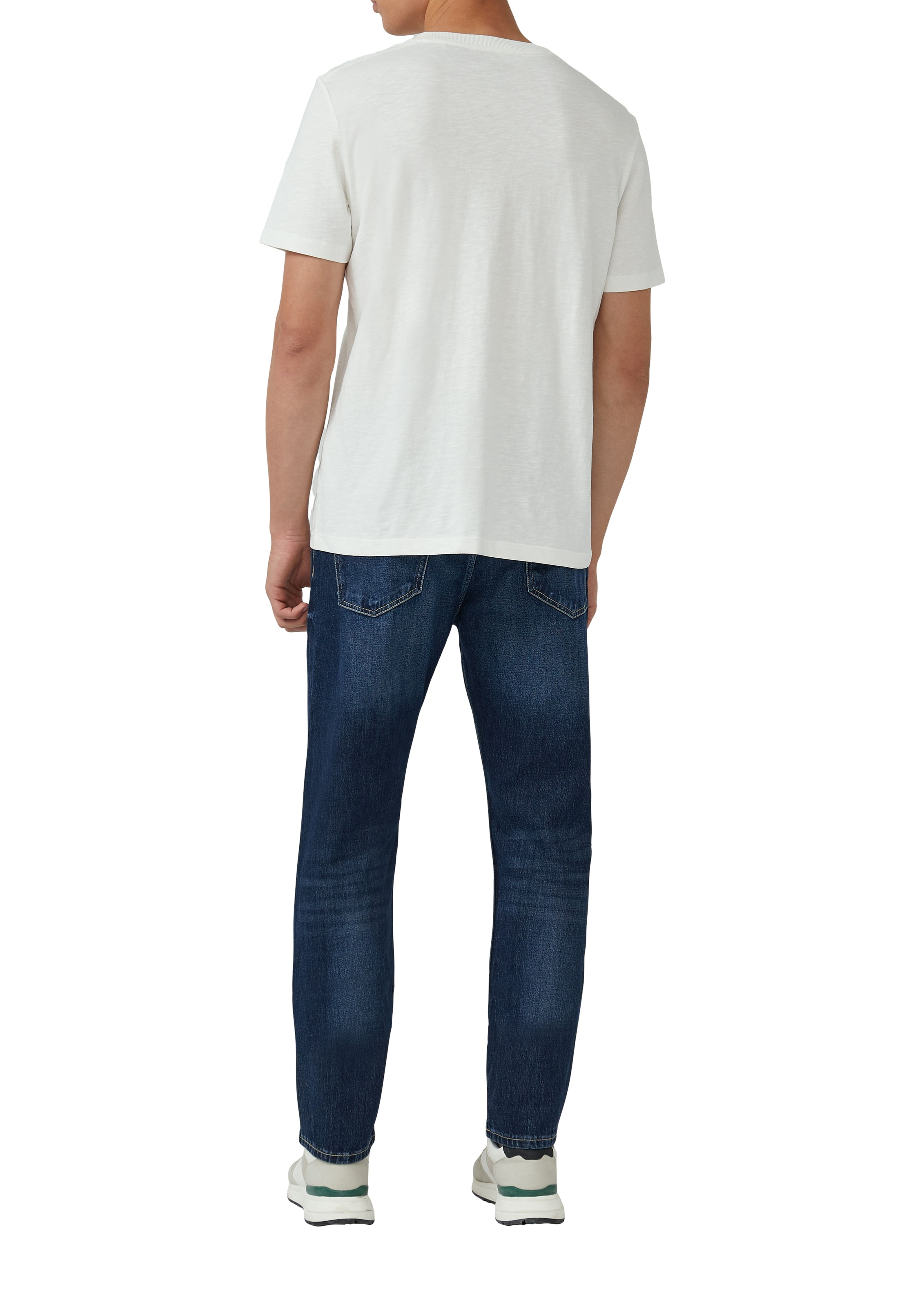 Regular-fit-Jeans S.OLIVER, Herren, Gr. 32, Länge 32, blau (dk blau), Denim/Jeans, Obermaterial: 99% Baumwolle, 1% Elasthan, unifarben, regular fit knöchellang, Jeans, im Five-Pocket Style 3