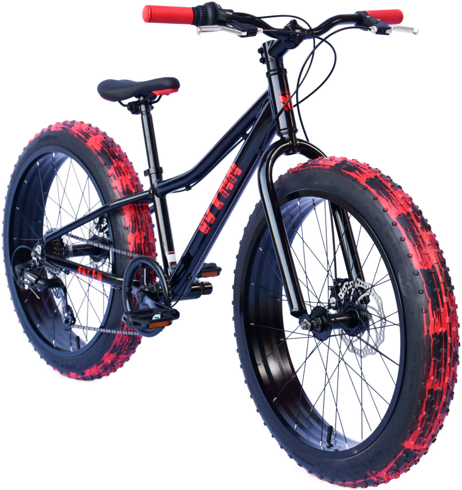 WYNN Jugendfahrrad »FAT1.0« 7 Gang Shimano Tourney Schaltwerk Kettenschaltung