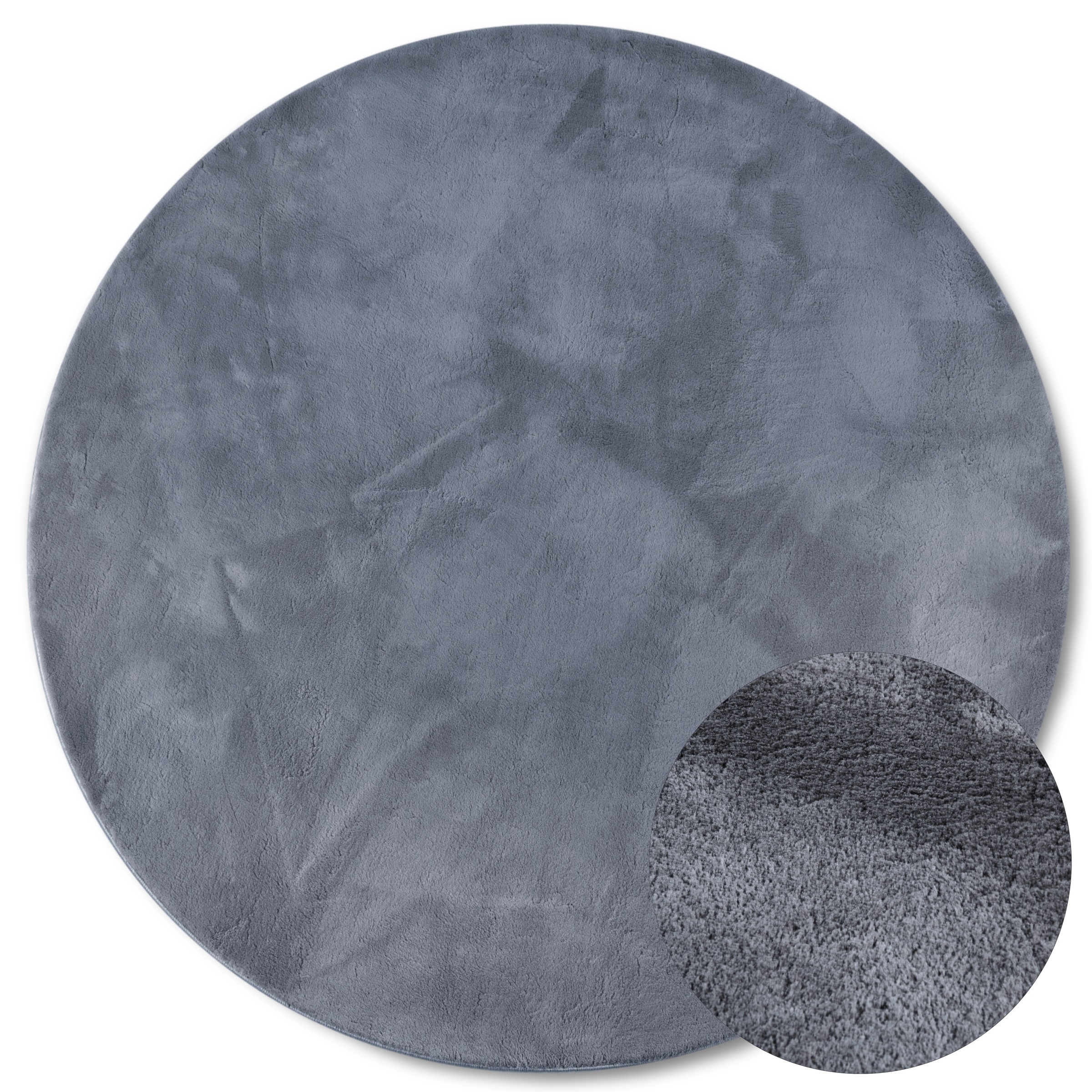 Villeroy & Boch Teppich "Leon" rund 15 mm Höhe Langflor, Shaggy, einfarbig, günstig online kaufen