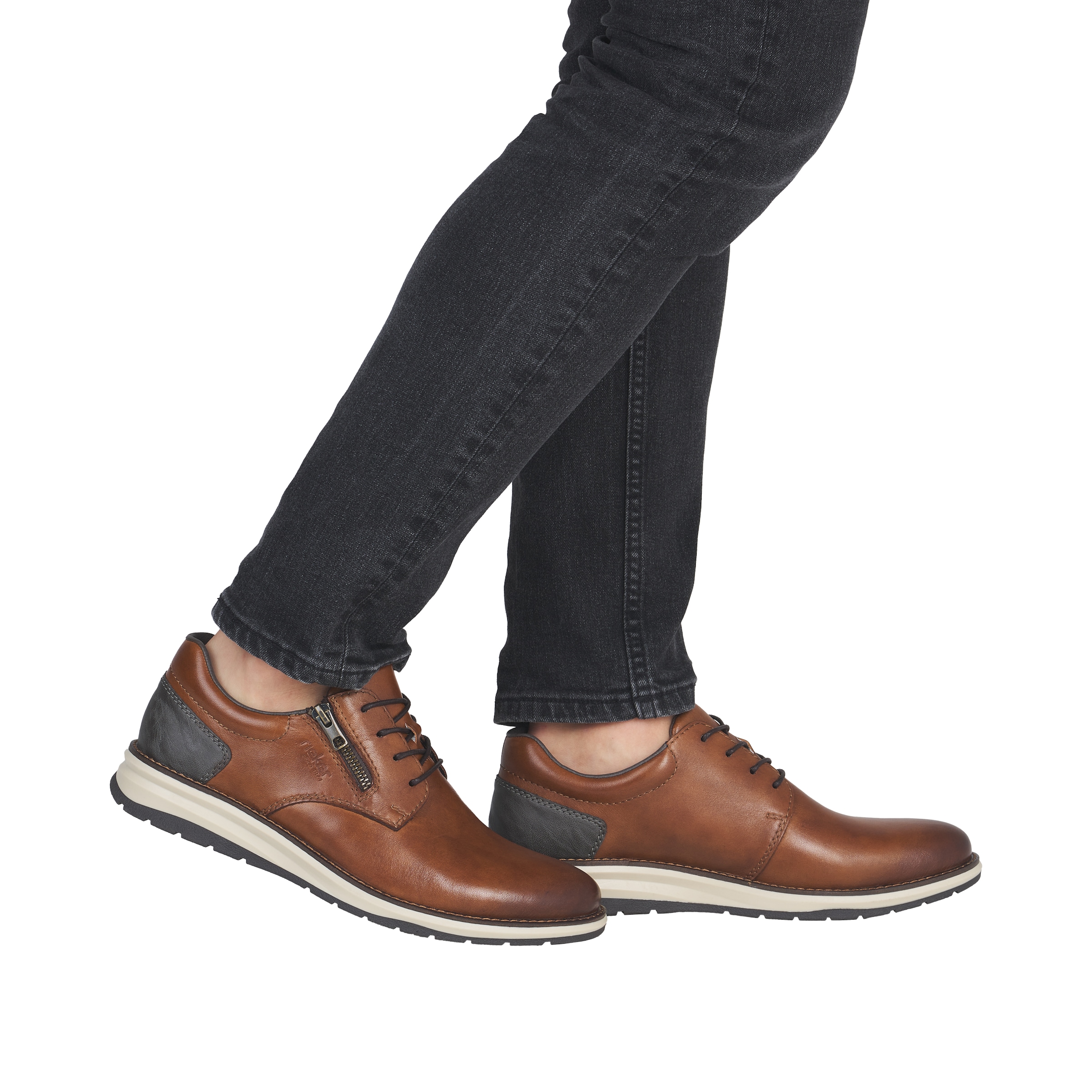 Rieker Schnürschuh, Festtagsschuh, Halbschuh, Business-Schnürer mit weicher Innensohle