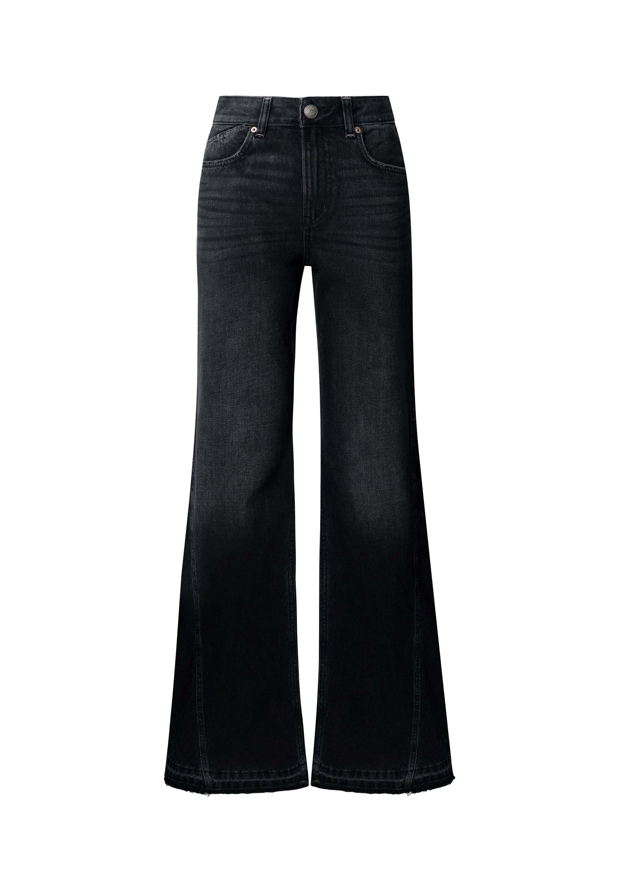 Pepe Jeans Slim-fit-Jeans »flare fit jeans BELLE HW FLARE BLACK«