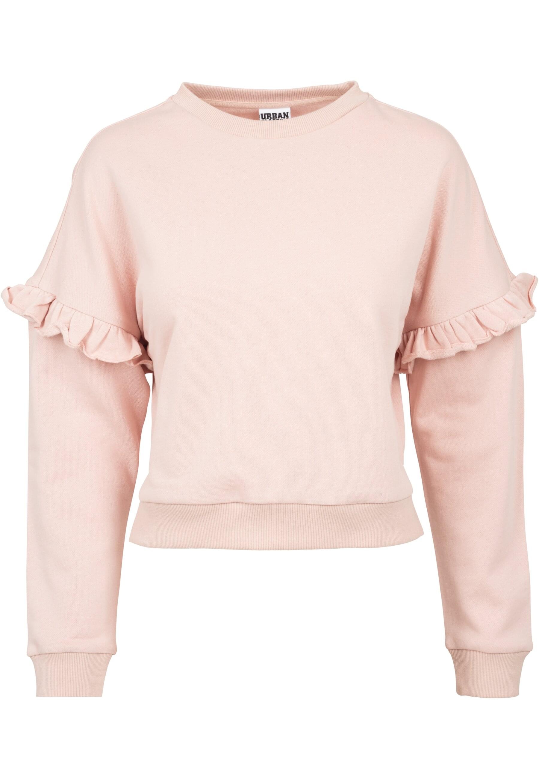 URBAN CLASSICS Sweatshirt "Urban Classics Damen Ladies Oversize Volant Crew günstig online kaufen