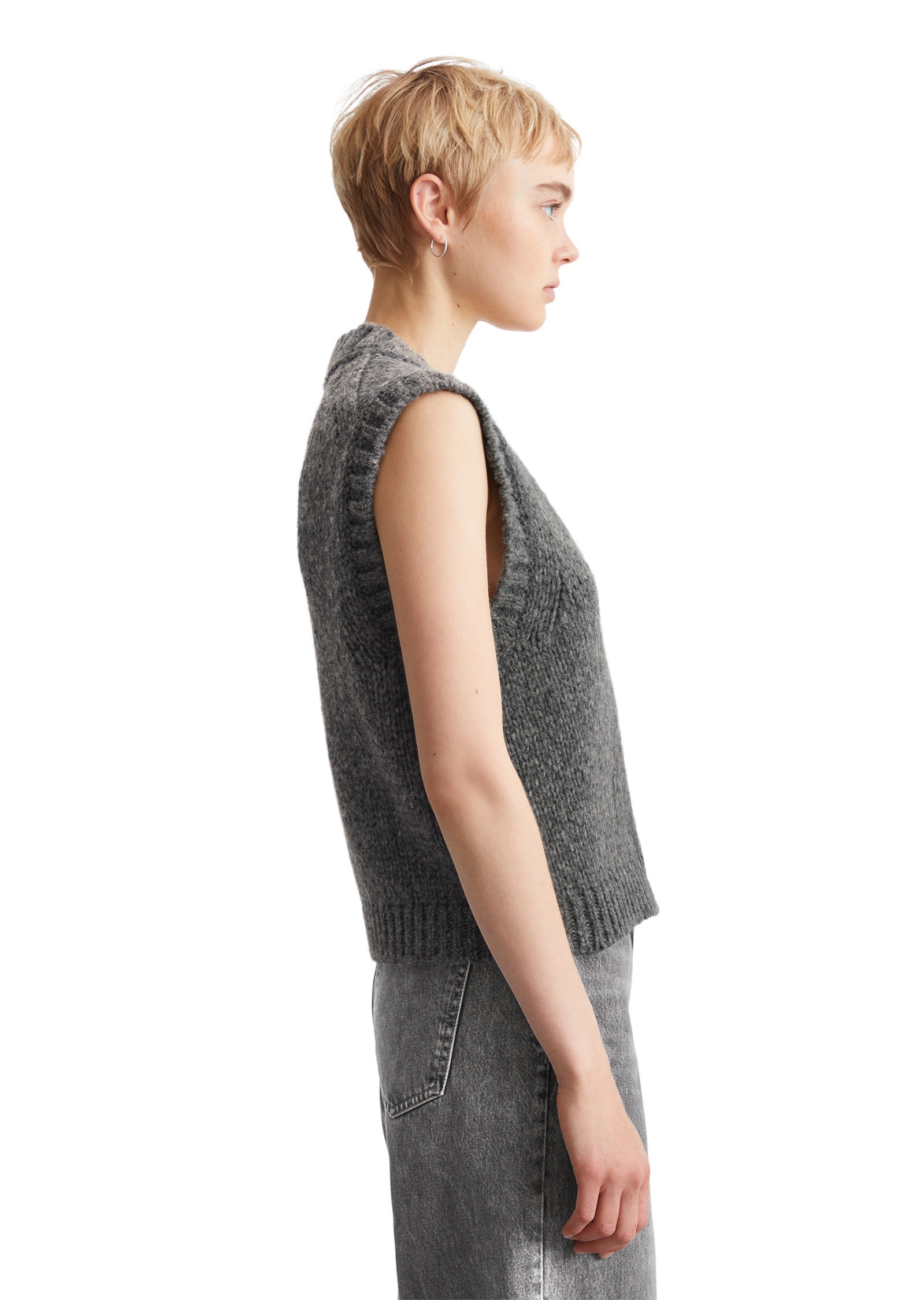 Marc O'Polo DENIM Strickweste »aus Schurwolle-Alpakawolle-Mix«