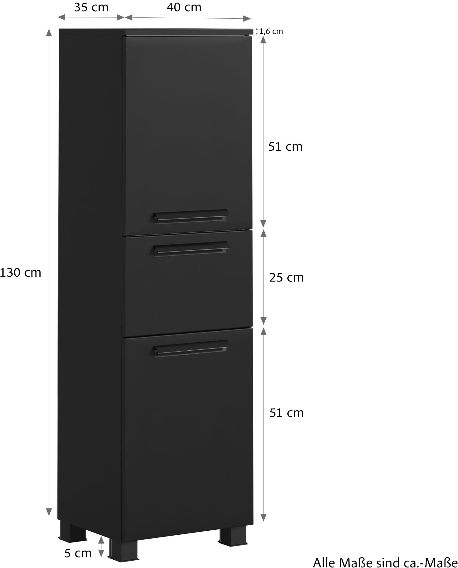 welltime Badmöbel-Set »SALVADA, 3tlg-Set, gedämpfte Scharniere, Softclose, Keramikbecken« Maße (B/T/H): 140/47,5/200 cm, 
