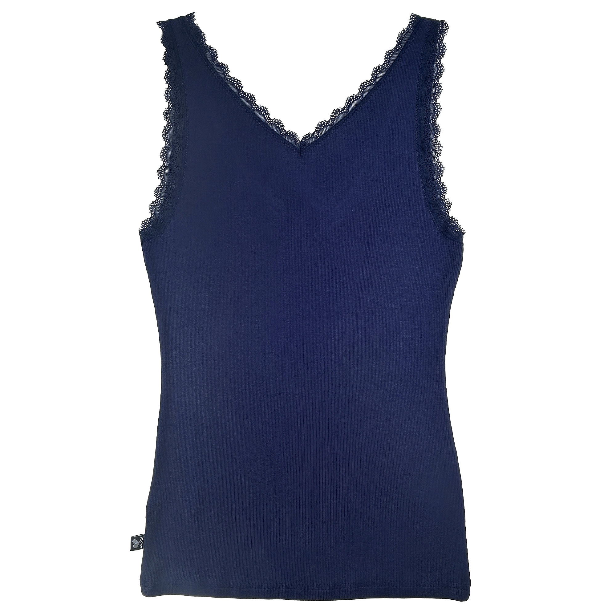 like it Achseltop mit tiefem V-Ausschnitt mit Spitze günstig online kaufen