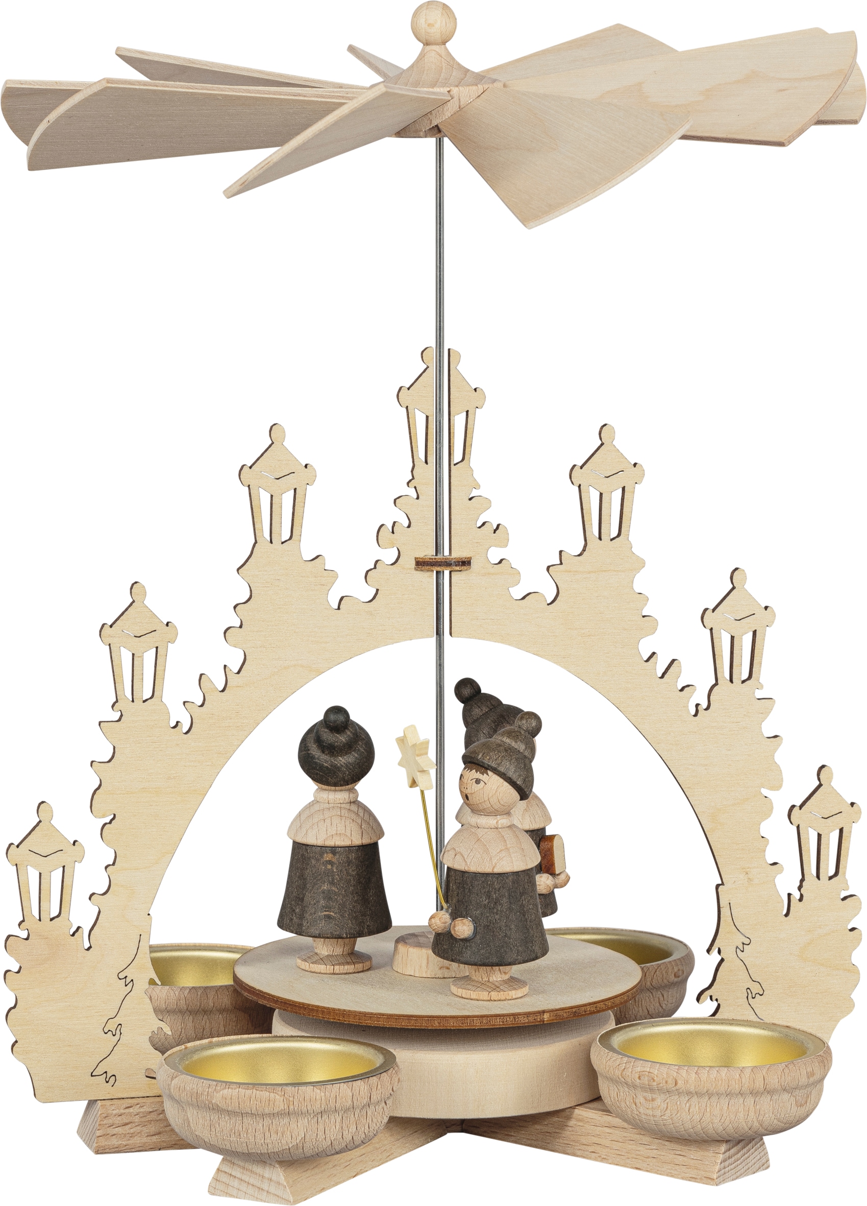 SAICO Original Weihnachtspyramide "Tischpyramide, Kurrende" für 4 Teelichte günstig online kaufen
