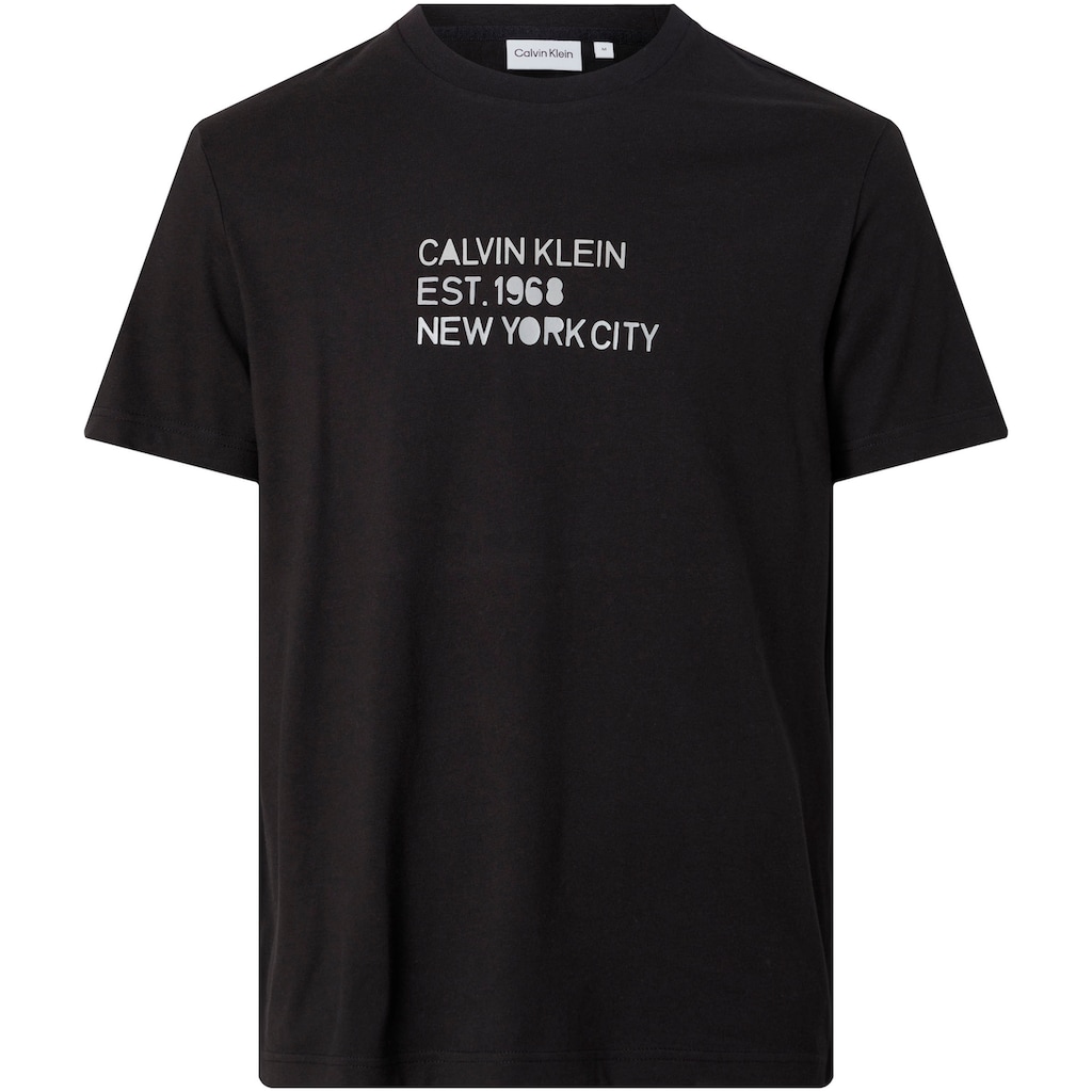 Calvin Klein T-Shirt »MIXED PRINT STENCIL LOGO T-SHIRT« Calvin Klein T-Shirt »MIXED PRINT STENCIL LOGO T-SHIRT«