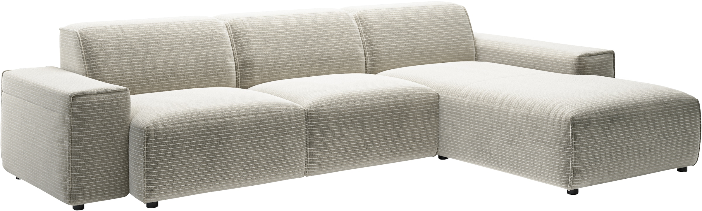 andas Ecksofa »Glimminge auch in Breitcord, Feincord, Bouclé + Easy care-Bezug«, L-Form, Breite 294, Zierkissen