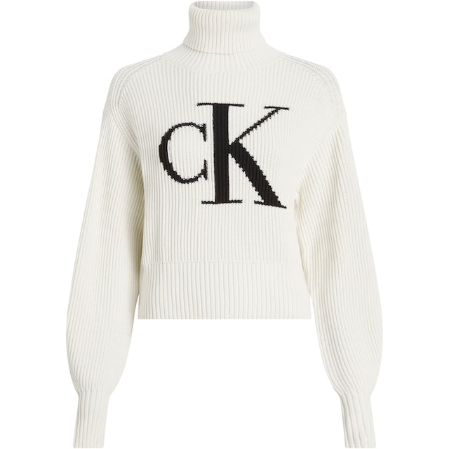 Calvin Klein Jeans Rollkragenpullover »BLOWN UP CK LOOSE SWEATER« für  kaufen | BAUR