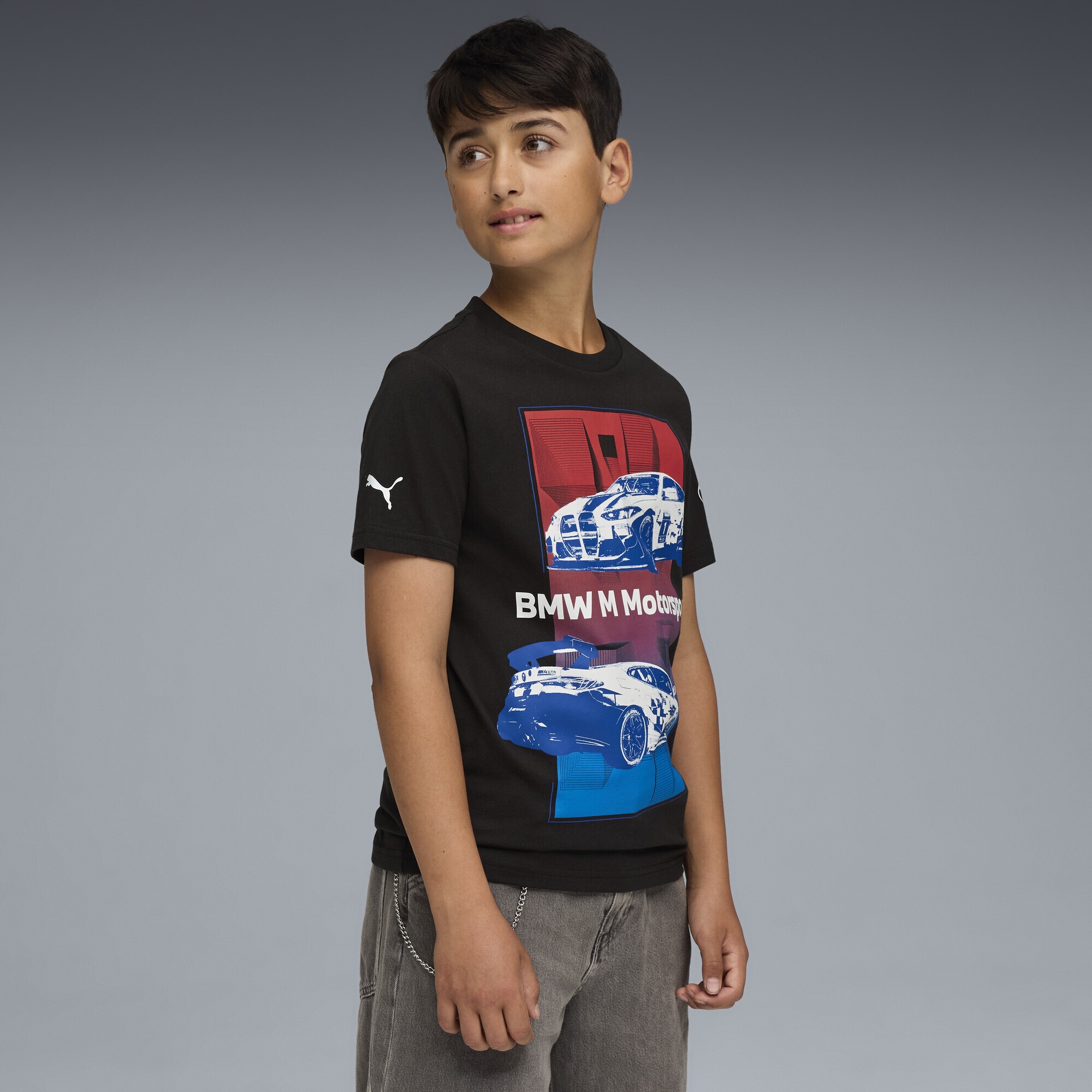 PUMA T-Shirt »BMW M Motorsport Kids Block T-Shirt Jugendliche«