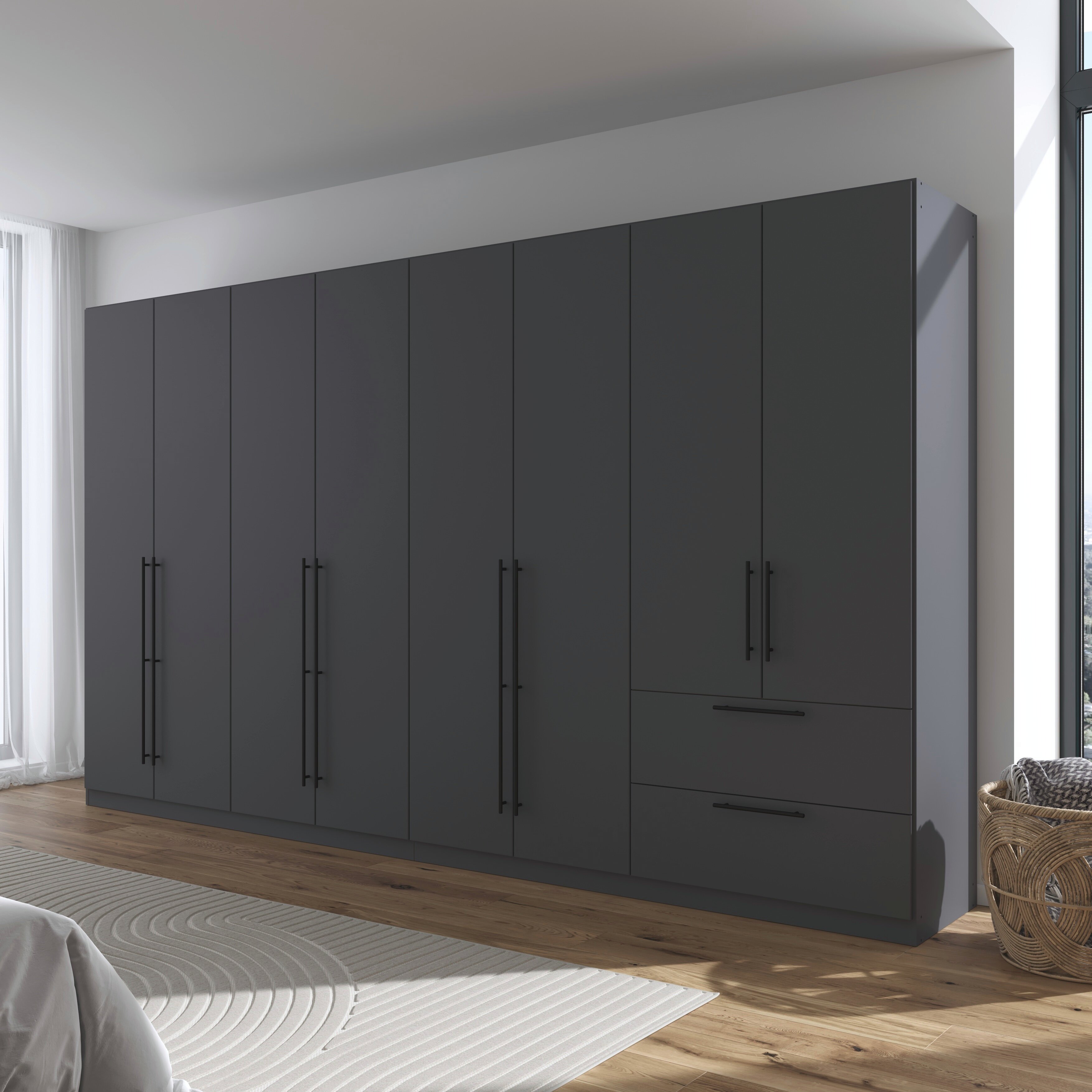Thumbnail - rauch Kleiderschrank "Drehtürenschrank Schrank Garderobe Wäscheschrank Schlafzimmer AVOLA" in 3 verschiedenen Ausstattun...