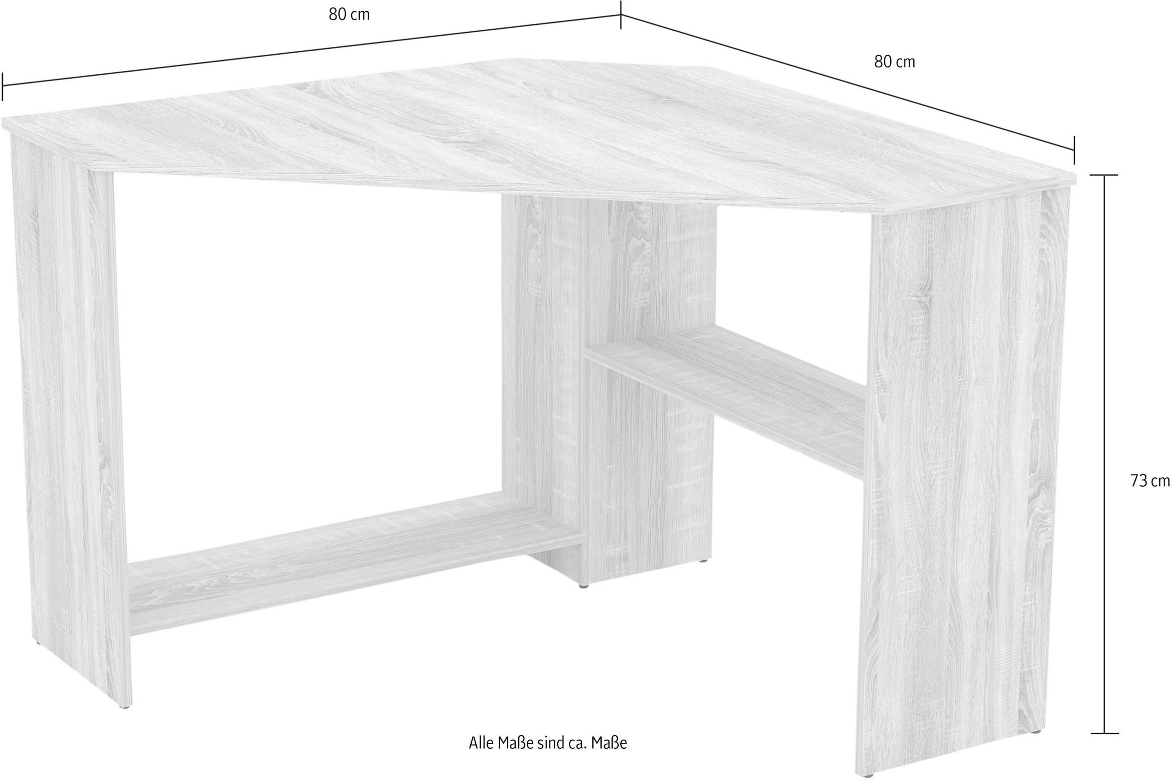 Helvetia Schreibtisch »RINO«, Breite 80 cm, Eckschreibtisch im modernen Design