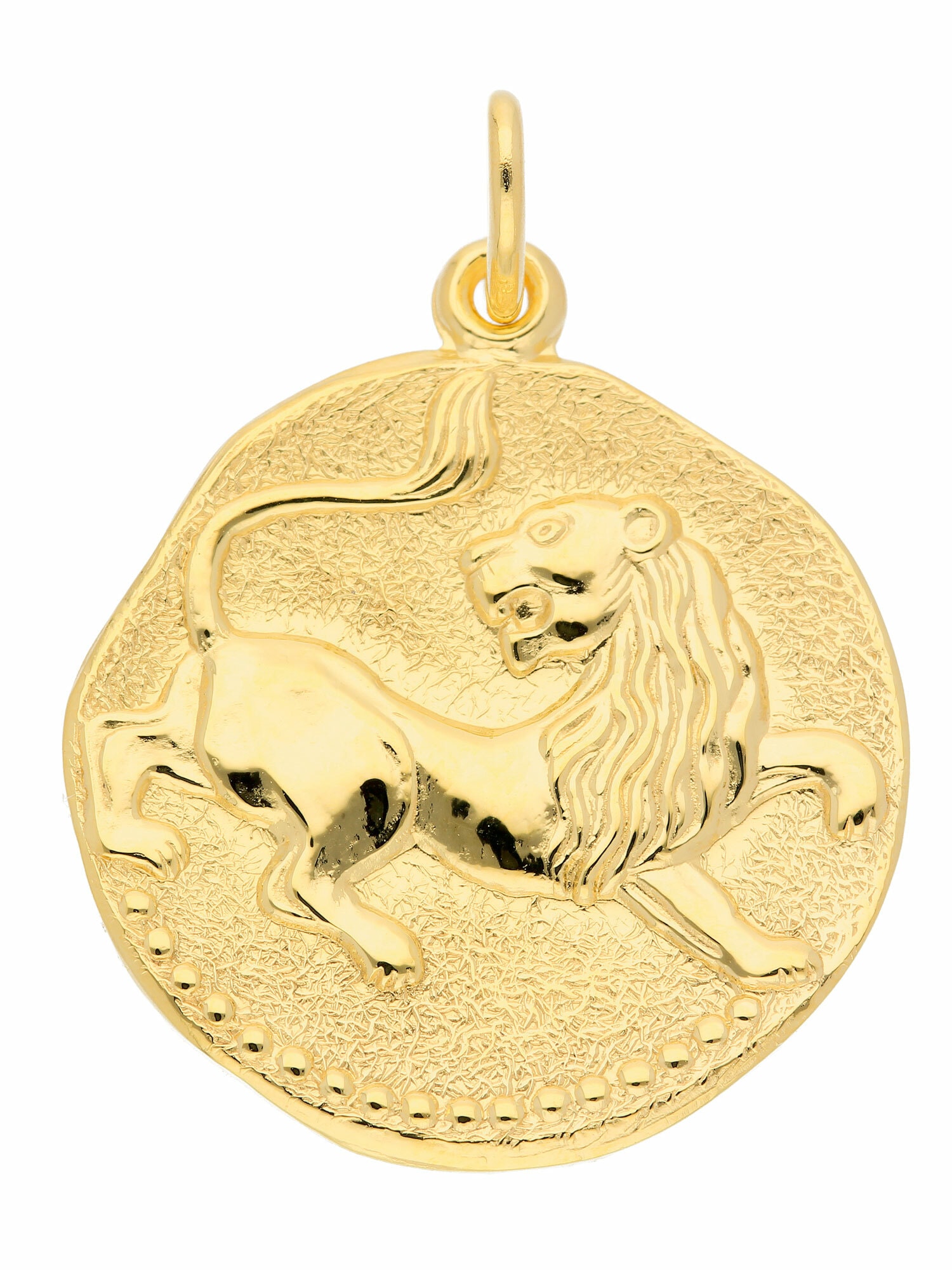 Adelia´s Kettenanhänger »333 Gold Sternzeichen Anhänger Löwe Ø 18,2 mm«,  Goldschmuck für Damen & Herren kaufen | BAUR