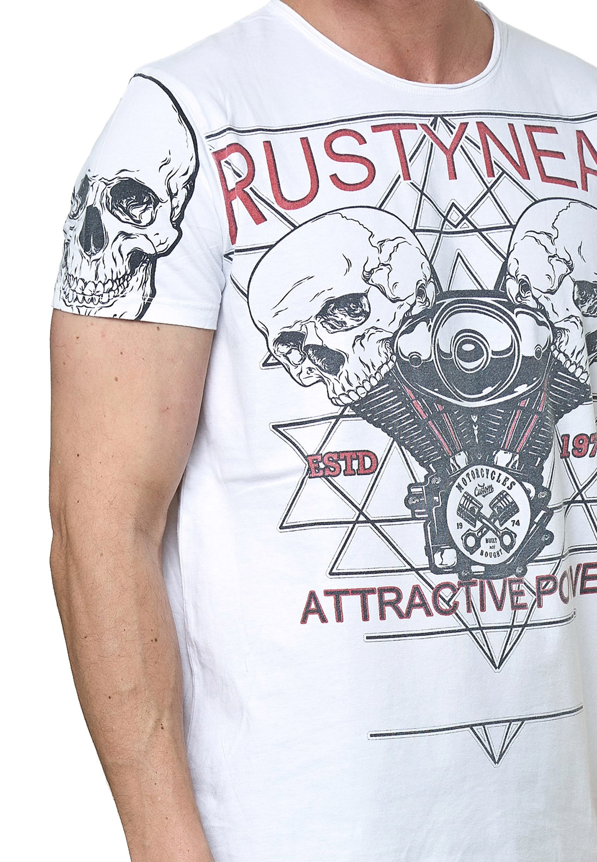 Rusty Neal T-Shirt, mit coolem Frontprint