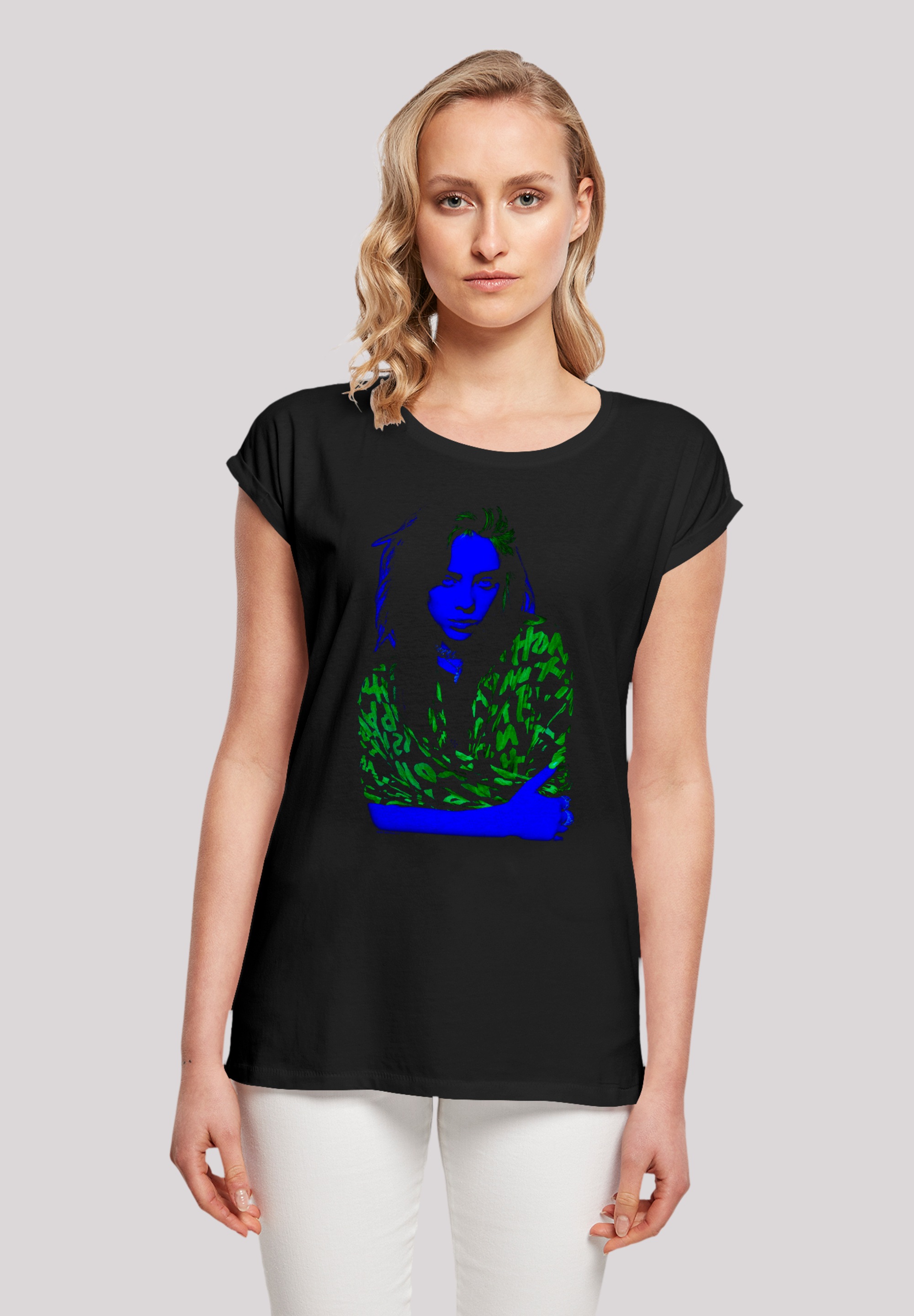 F4NT4STIC T-Shirt »Billie Eilish Neon Backlit«, Premium Qualität