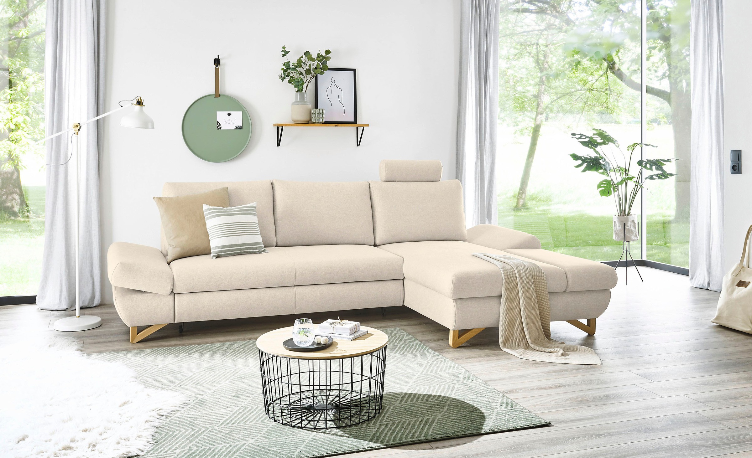 INOSIGN Schlafsofa »City/Giron«, komfortable Bettfunktion (Liegefläche 245 x 138 cm), sowie Bettkasten