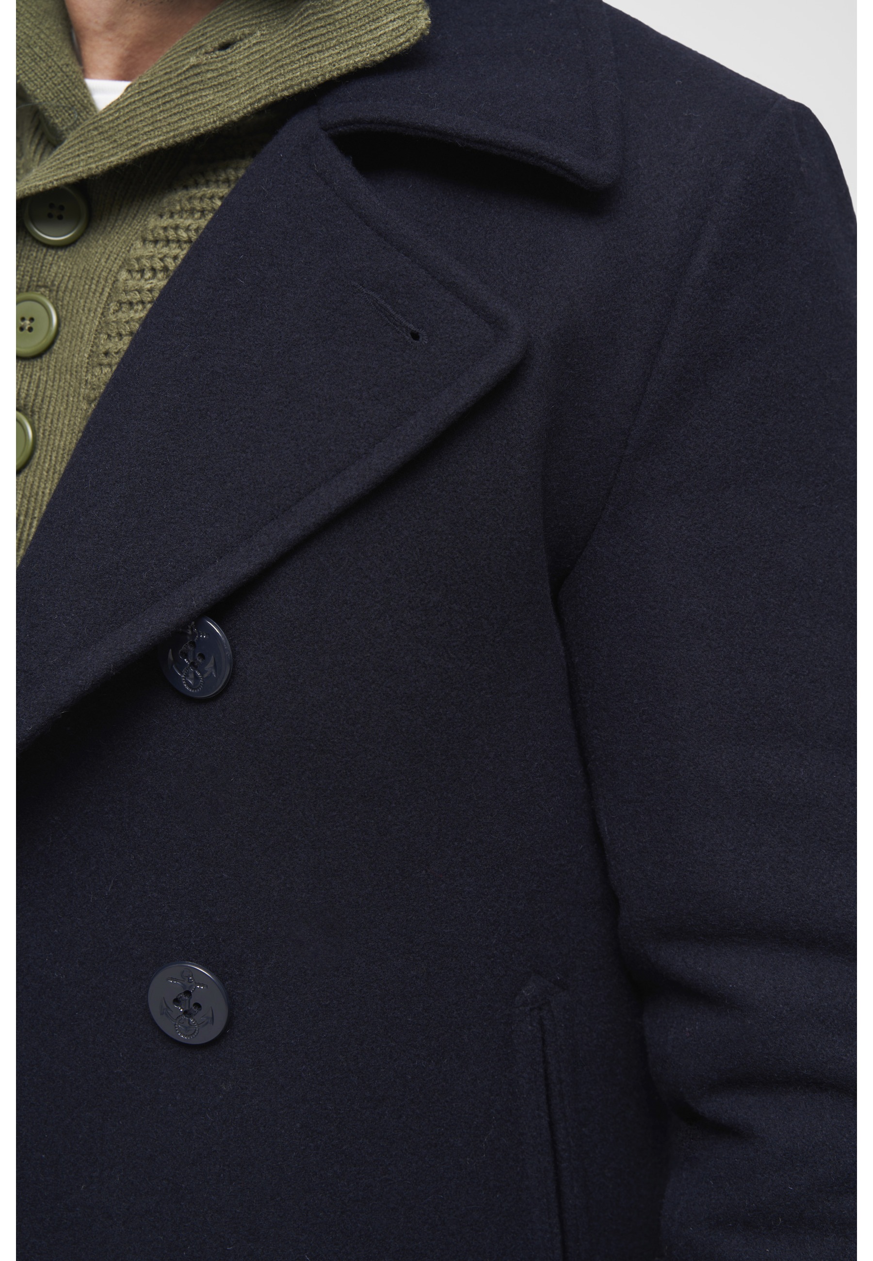 Brandit Wintermantel »Brandit Herren Pea Coat« 1 Stk. tlg. ohne Kapuze