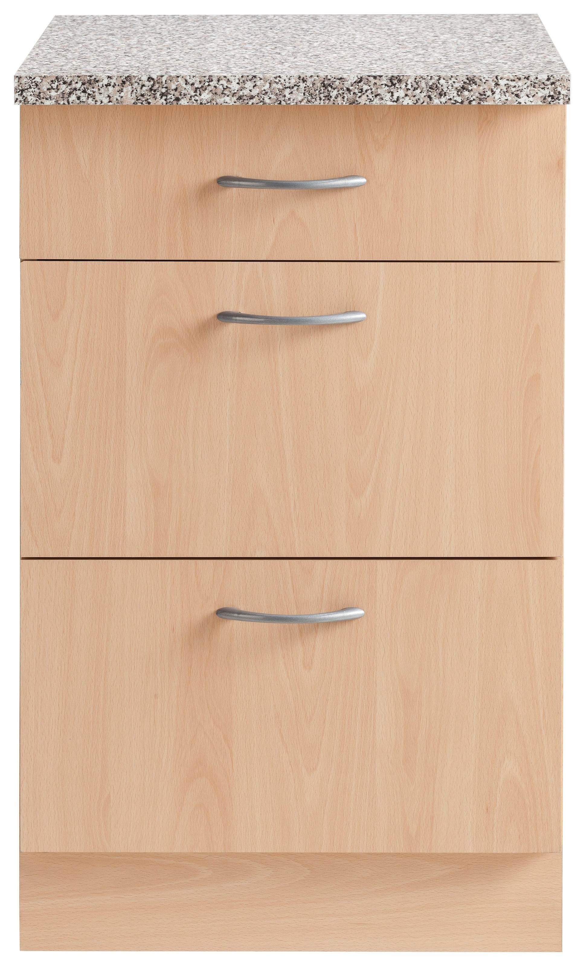 wiho Küchen Unterschrank »Kiel«, 50 cm breit, Tiefe 60 cm, mit 2 großen Auszügen und 1 Schublade