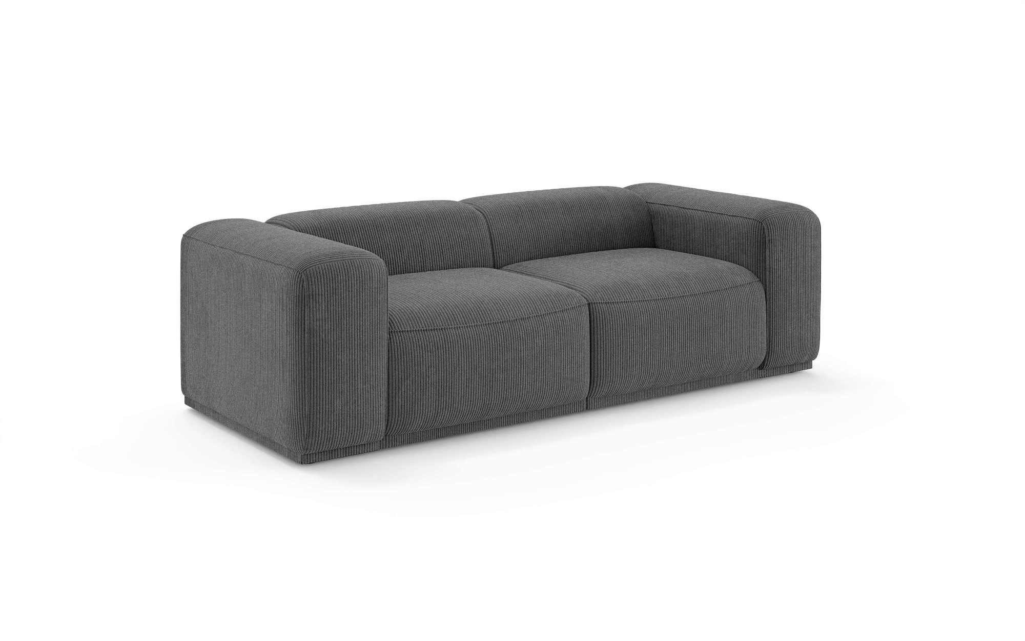 s.Oliver Big-Sofa »EMMERIK Designersofa, 3-Sitzer mit Wellenfederung, B/T/H: 242/98/73 cm«, hoher Sitzkomfort, gemütlich und modern, auch in Cord