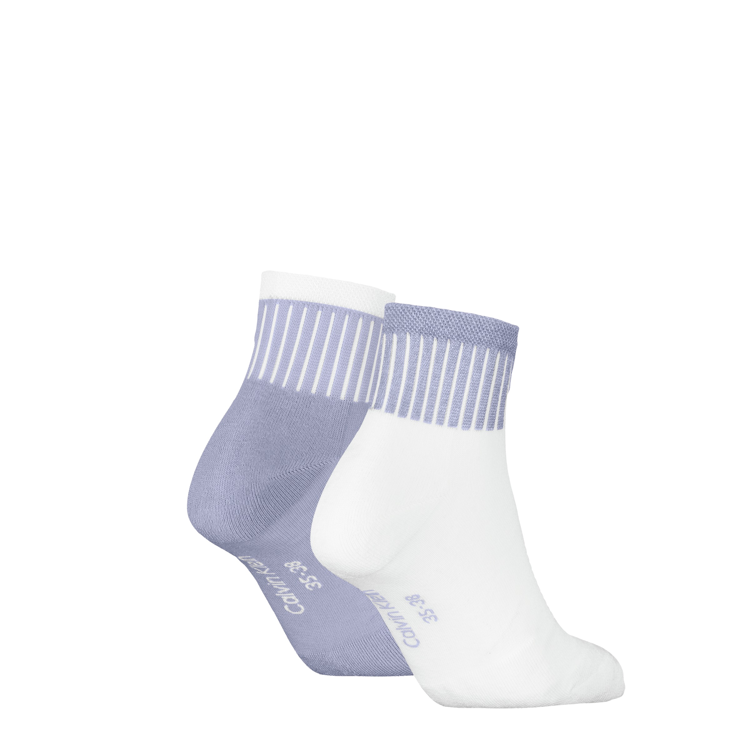 Calvin Klein Jeans Socken "CKJ WOMEN QUARTER 2P GLOSSY RIB", (2 Paar), mit günstig online kaufen