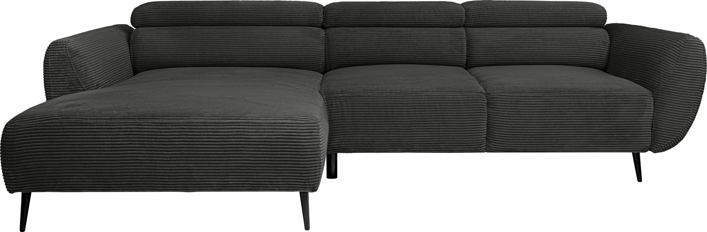 WERK2 Ecksofa »Alisson, mit elektrischer Sitztiefenverstellung, L-Form, Breite 277 cm«, Alisson – flexibler Komfort mit modernem Design und smarten Details.