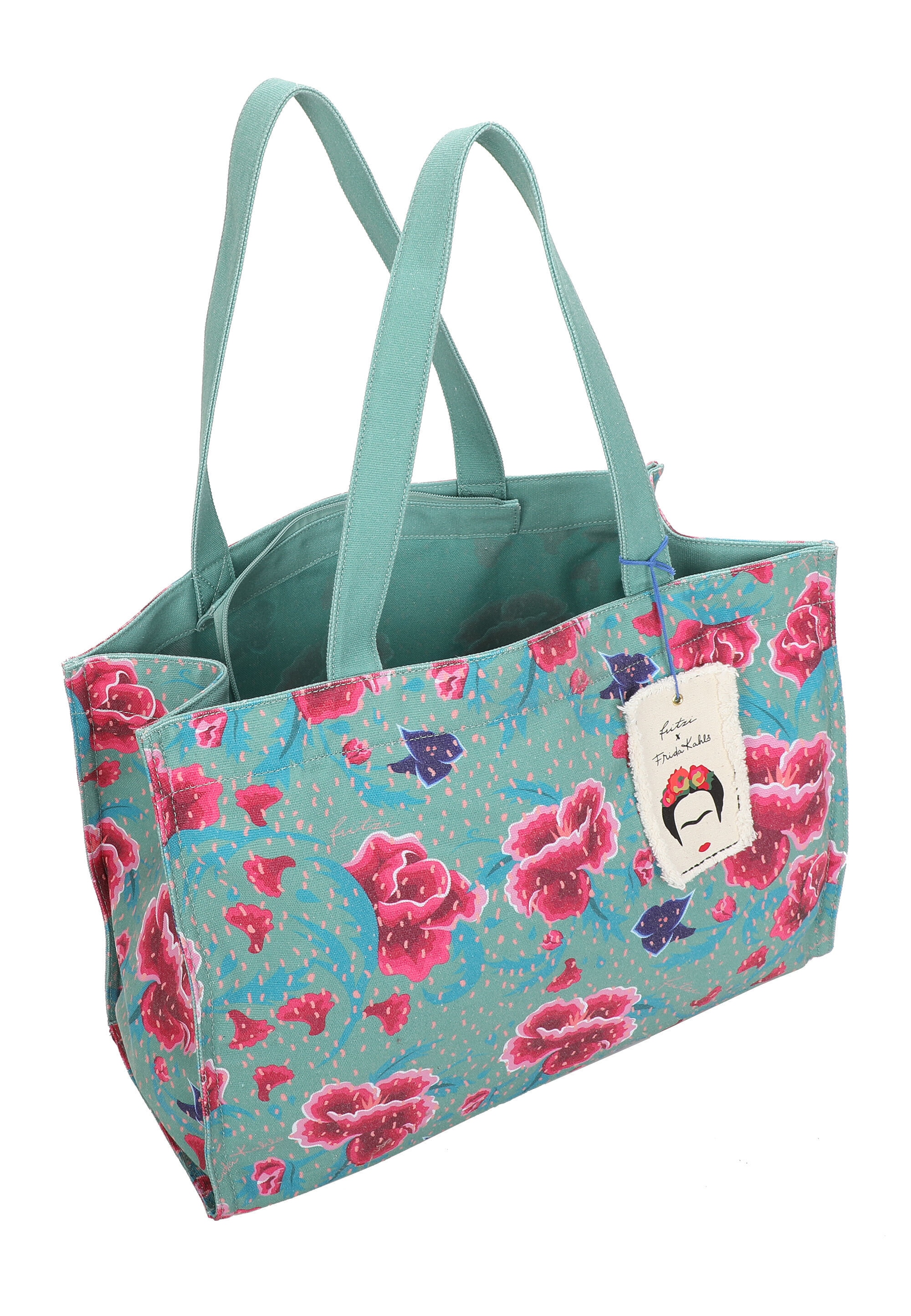 Fritzi aus Preußen Shopper »Fritzi x Frida Kahlo« mit Blumenprint