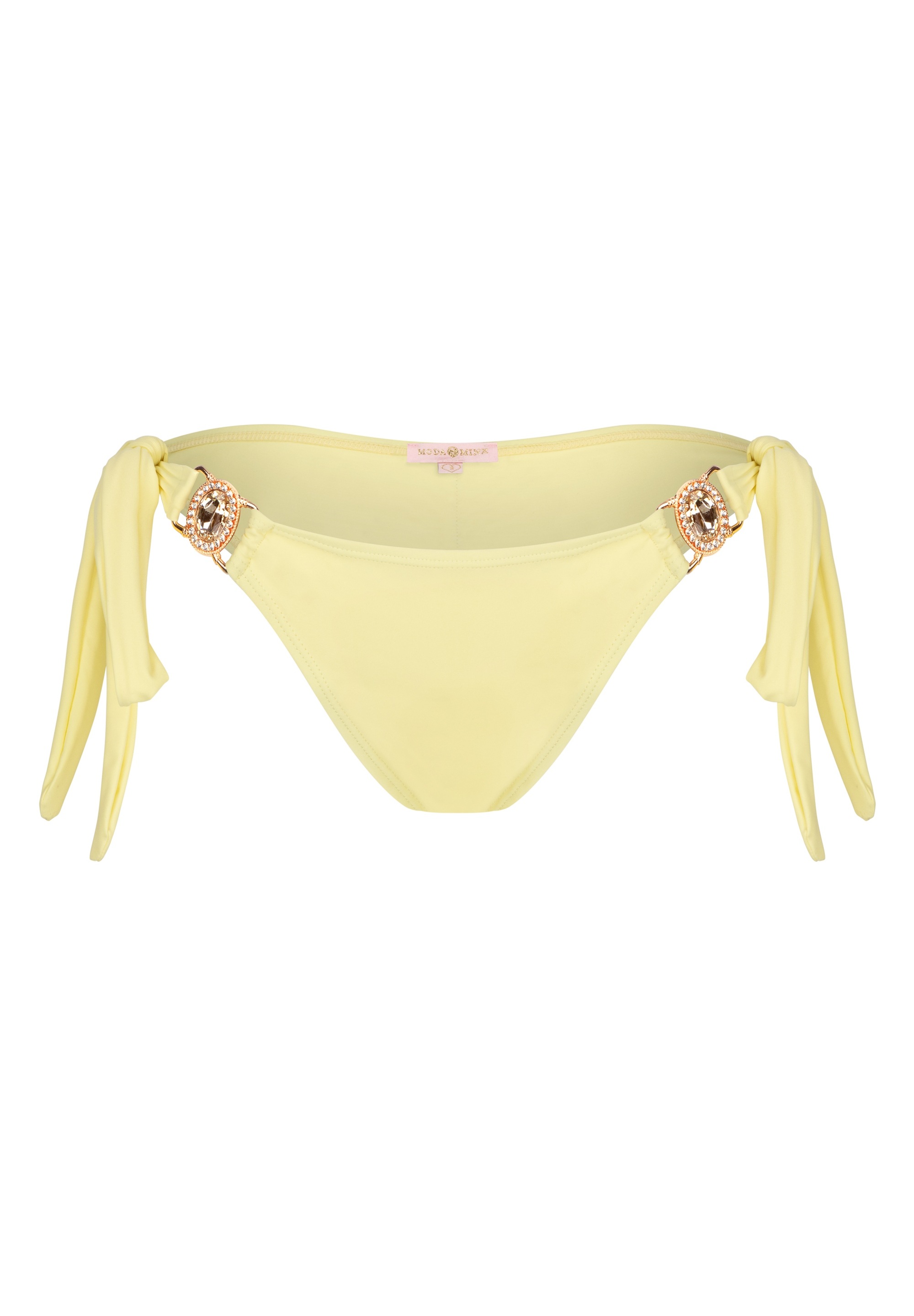 Moda Minx Bikini-Hose »Amour Tie Side Brazilian«, (1 St., Panty), mit stilvollem Steinbesatz