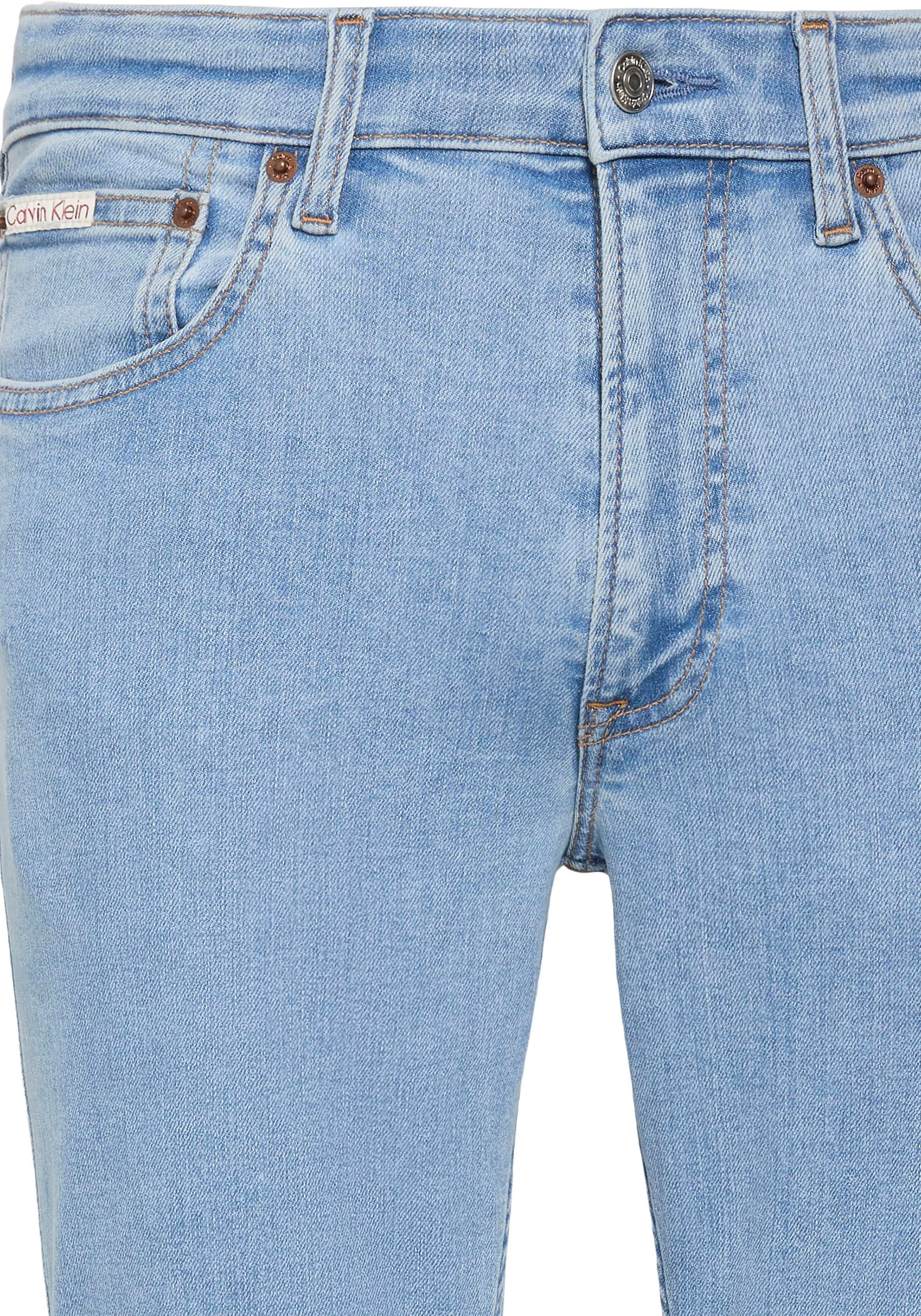 Calvin Klein Jeans Skinny-fit-Jeans »SKINNY« mit Leder-Badge